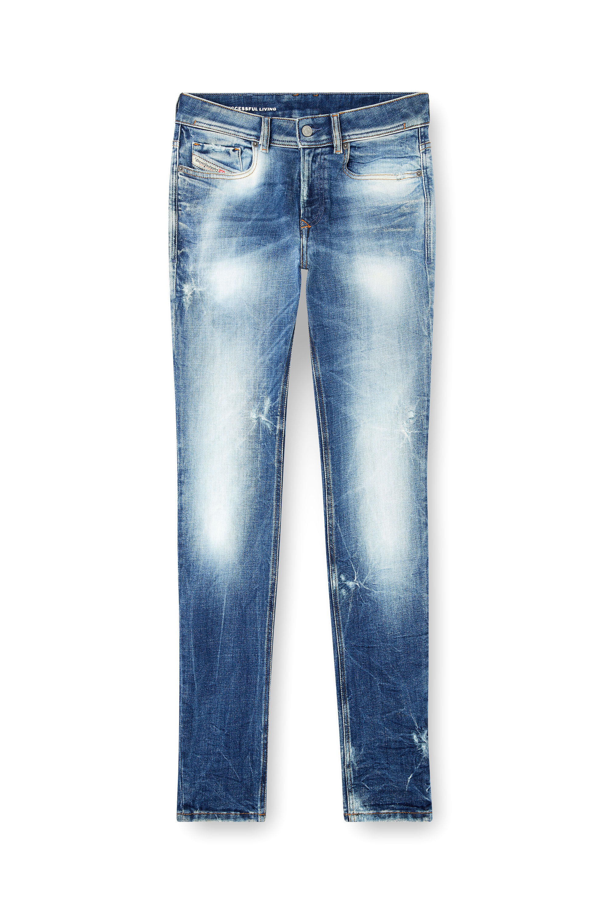 Diesel - Herren Skinny Jeans 1979 Sleenker 09M27, Dunkelblau - 2