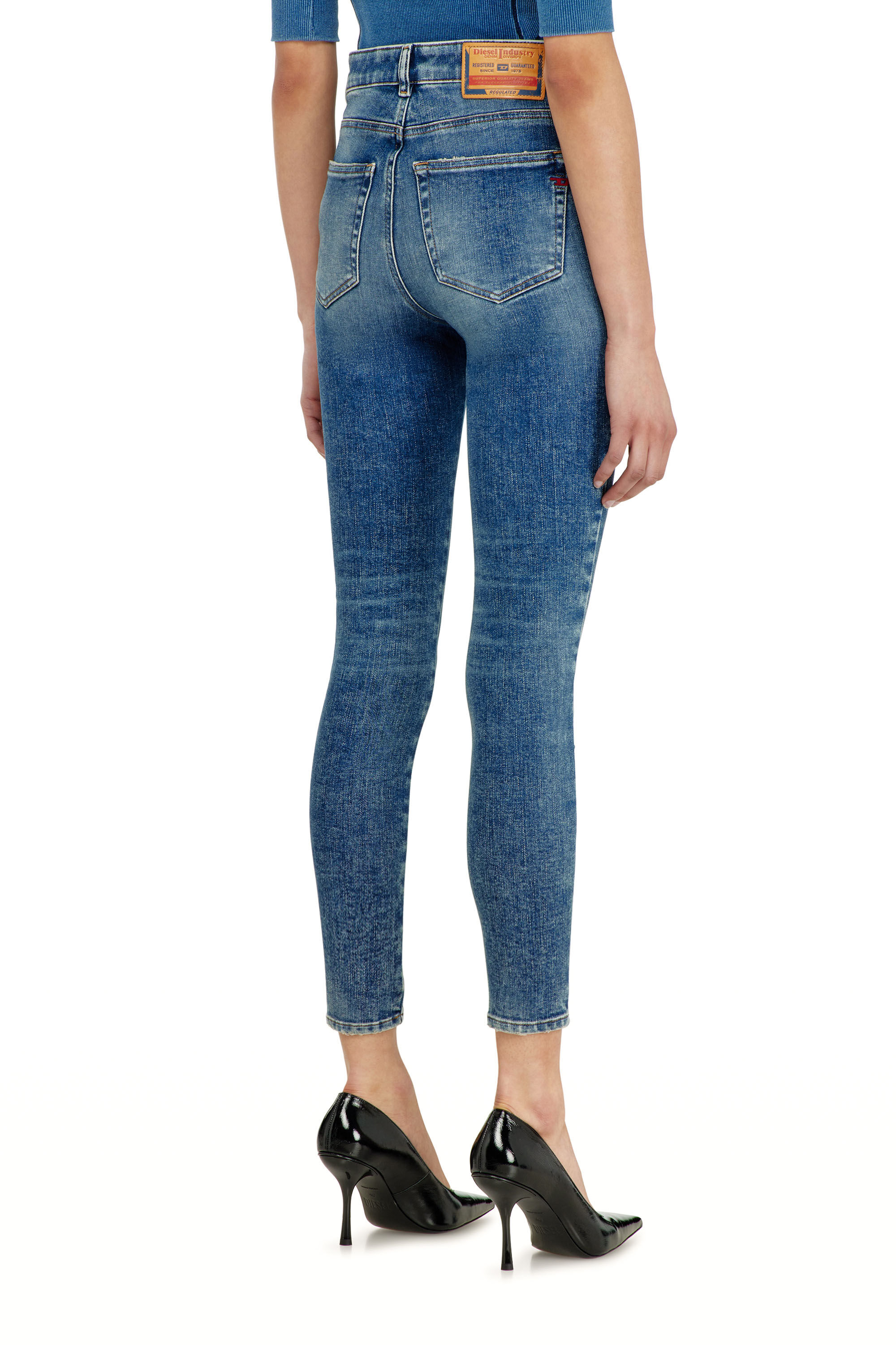Diesel - Damen Skinny Jeans 1984 Slandy-High 09P72, Mittelblau - 5