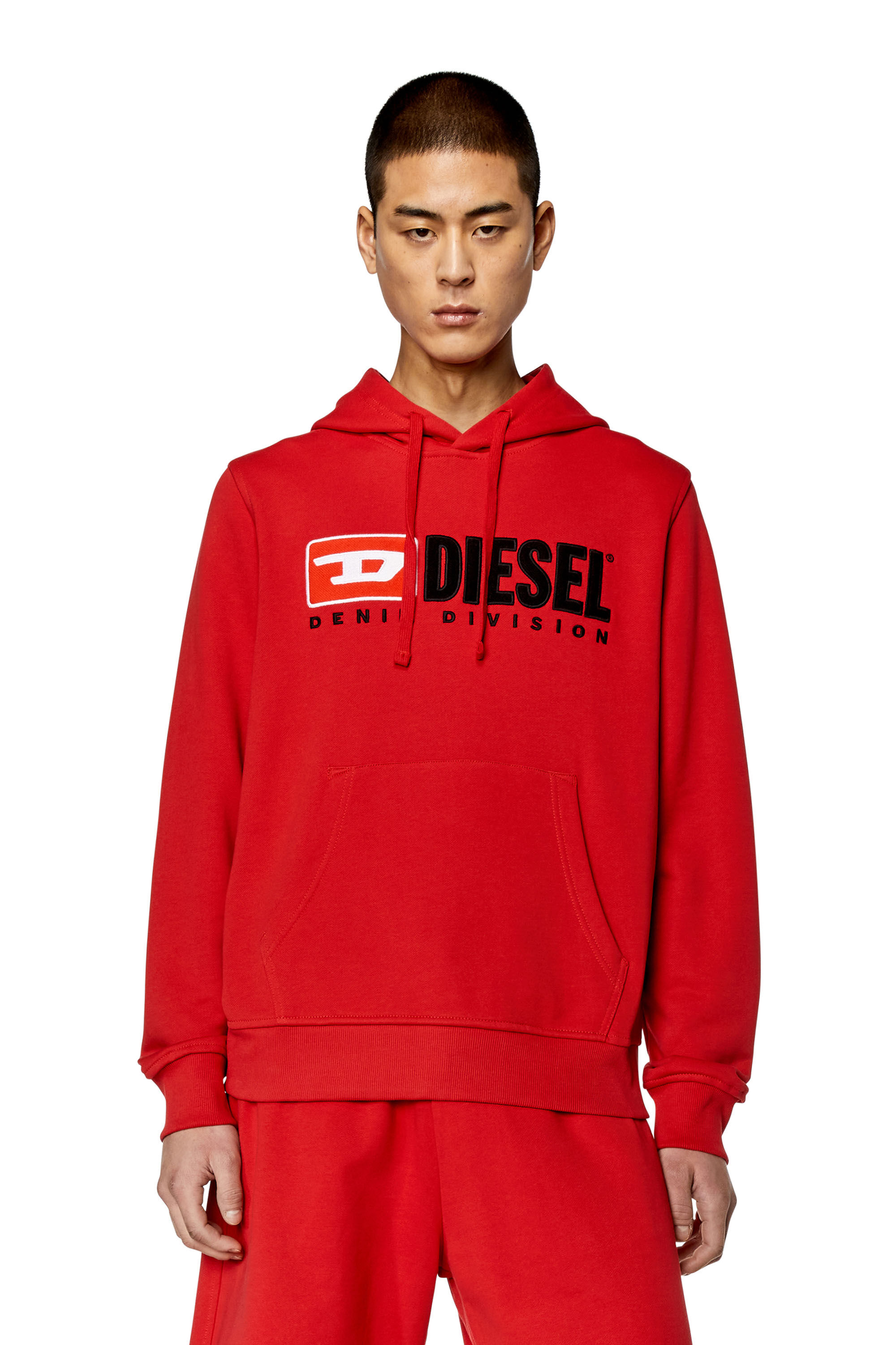 Diesel - S-GINN-HOOD-DIV, Kirschrot - Image 3