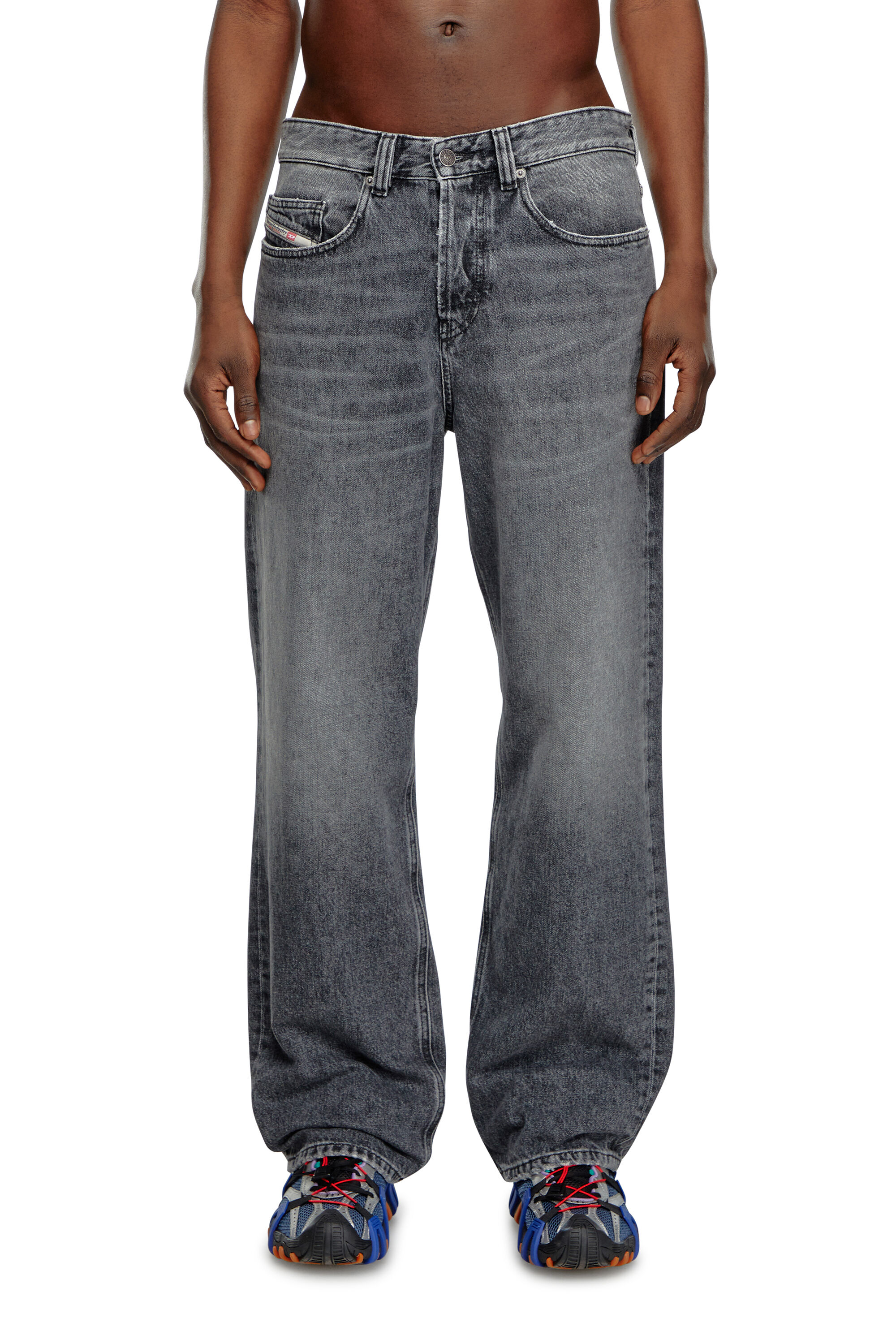 Diesel - Herren Relaxed Jeans 2001 D-Macro 007X3, Dunkelgrau - 3