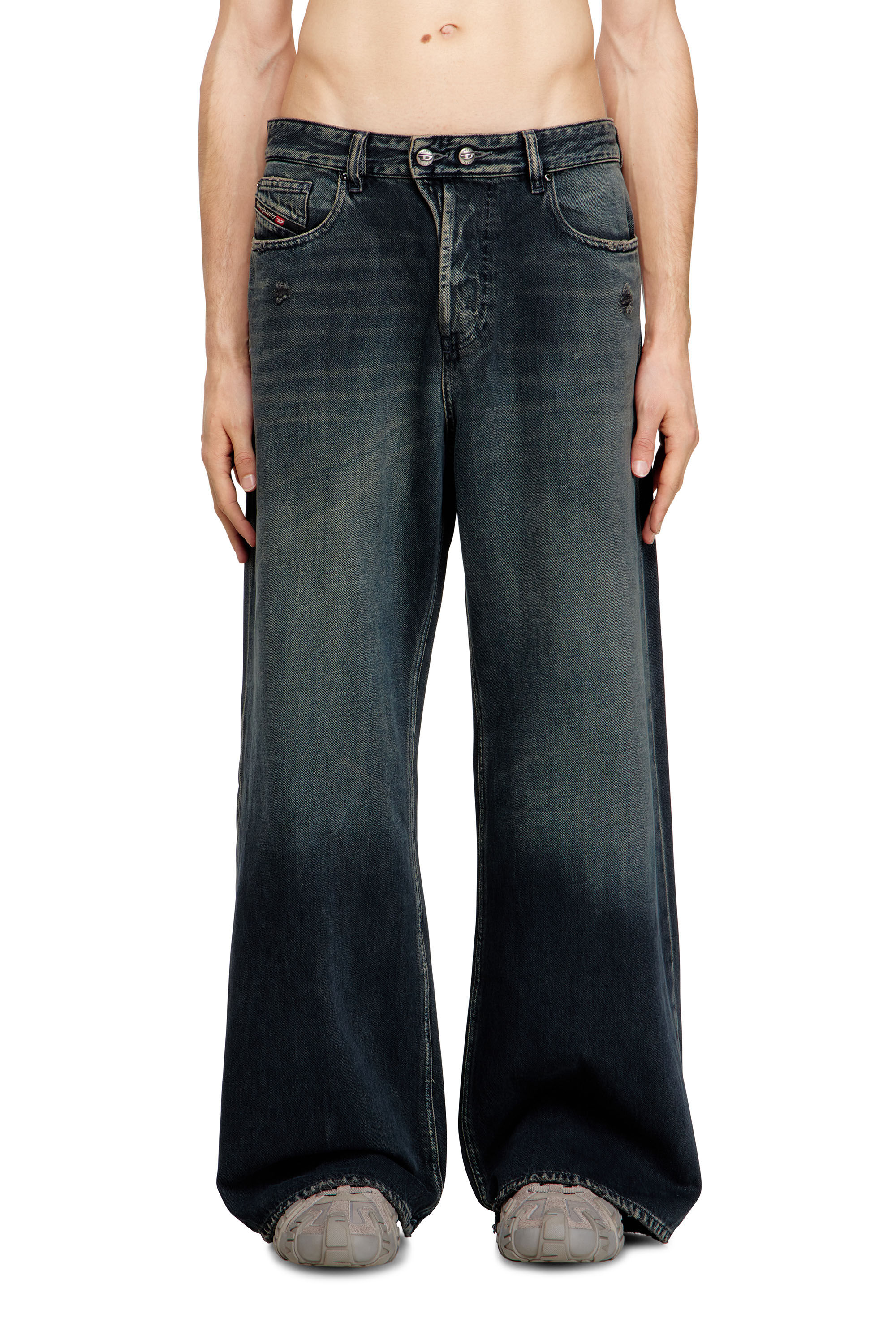 Diesel - Unisex Relaxed Jeans 1996 D-Sire 09N67, Dunkelblau - 4