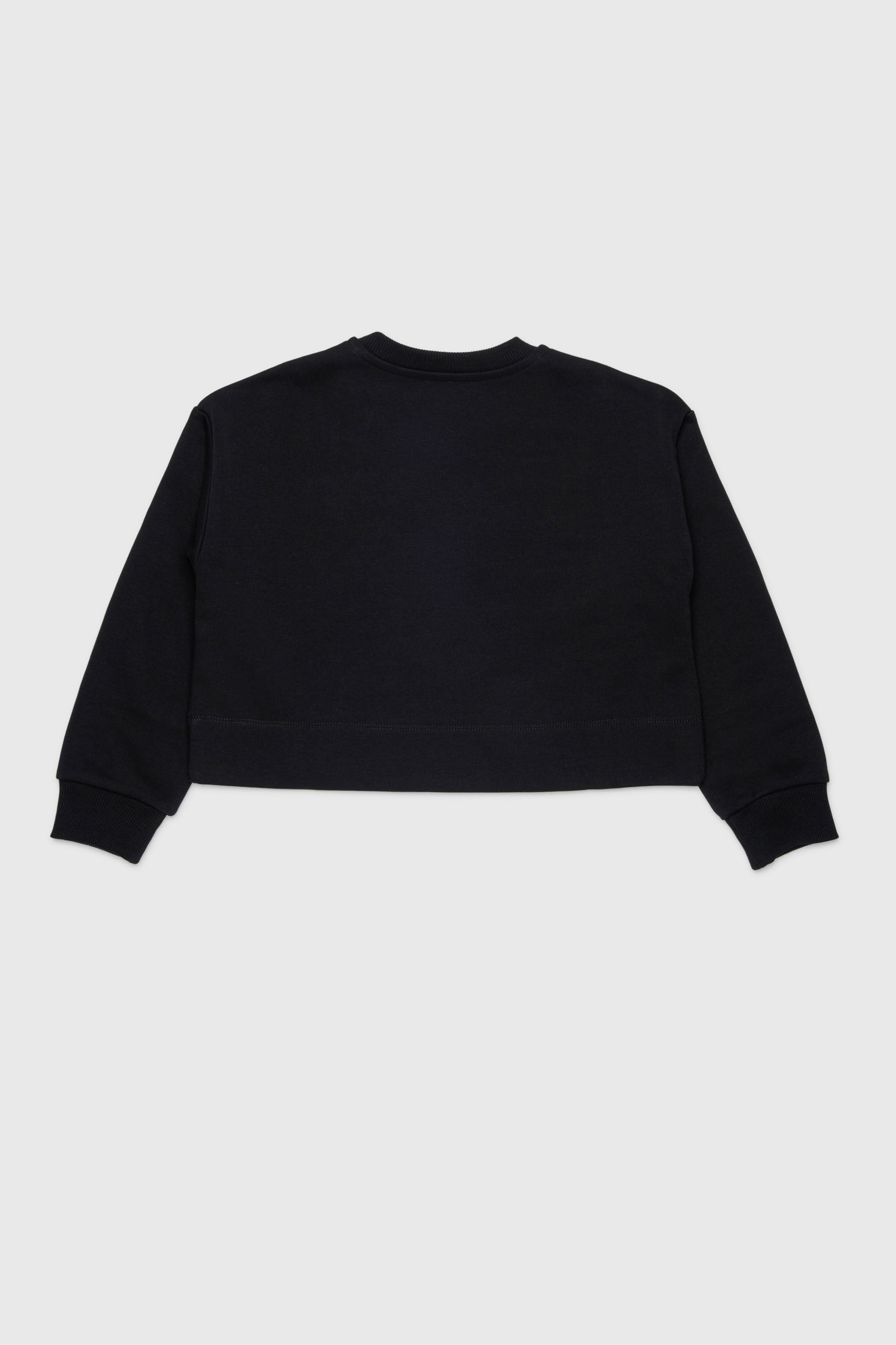 Diesel - SCEFY, Damen Sweatshirt mit abgeschnittenem Logo in Schwarz - 2