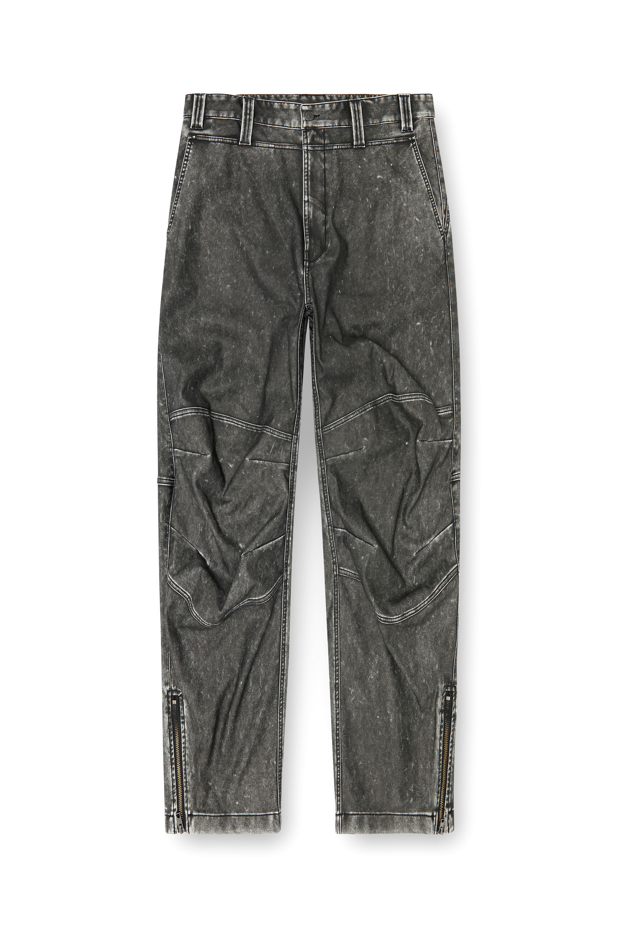 Diesel - P-DELLY-NJCJ, Herren Hose aus Material mit distressed-Effekt in null - 2