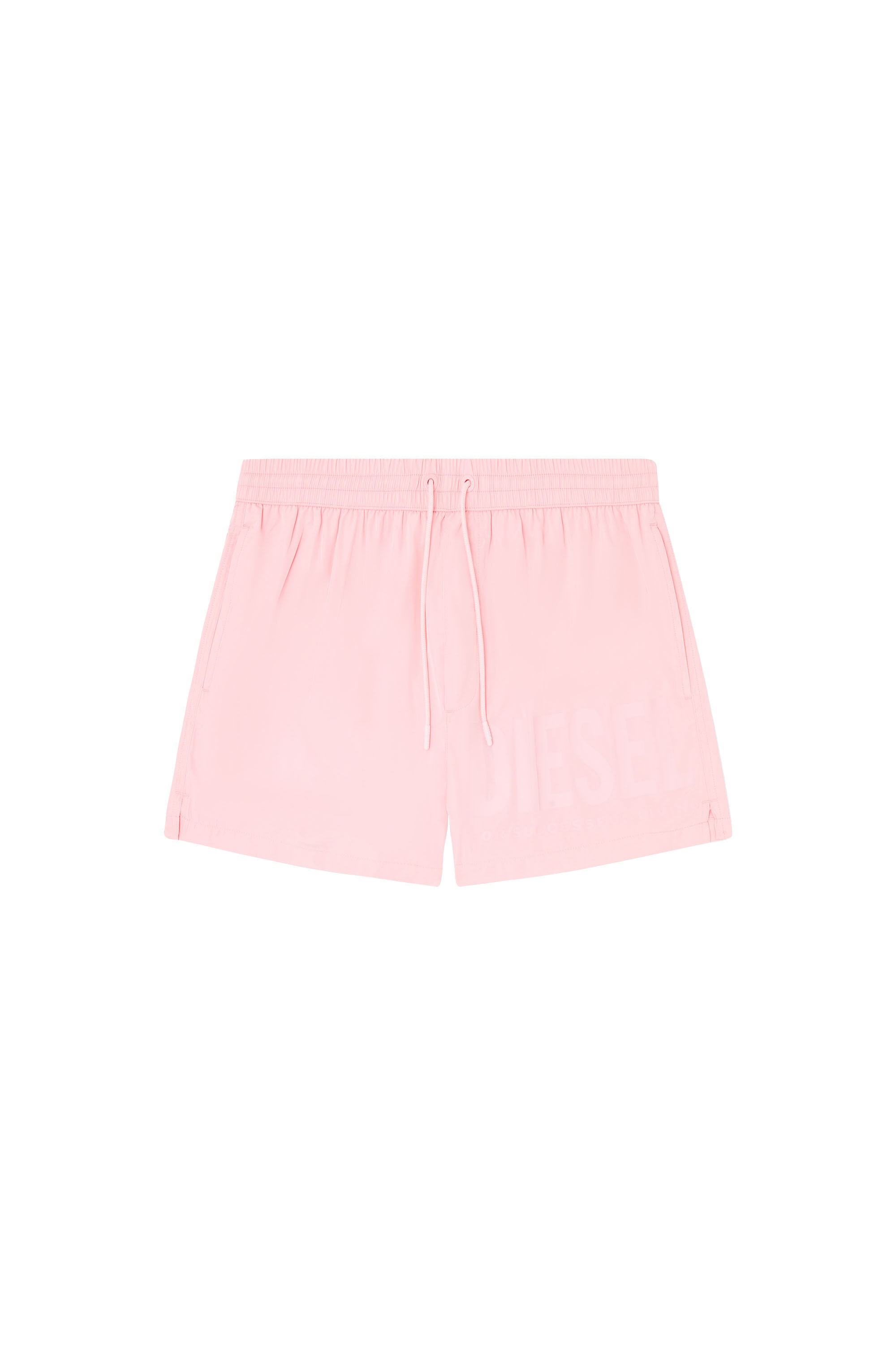 Diesel - MARIO-34-D-CORE, Herren Badeshorts mit Logo-Print in Rosa - 1
