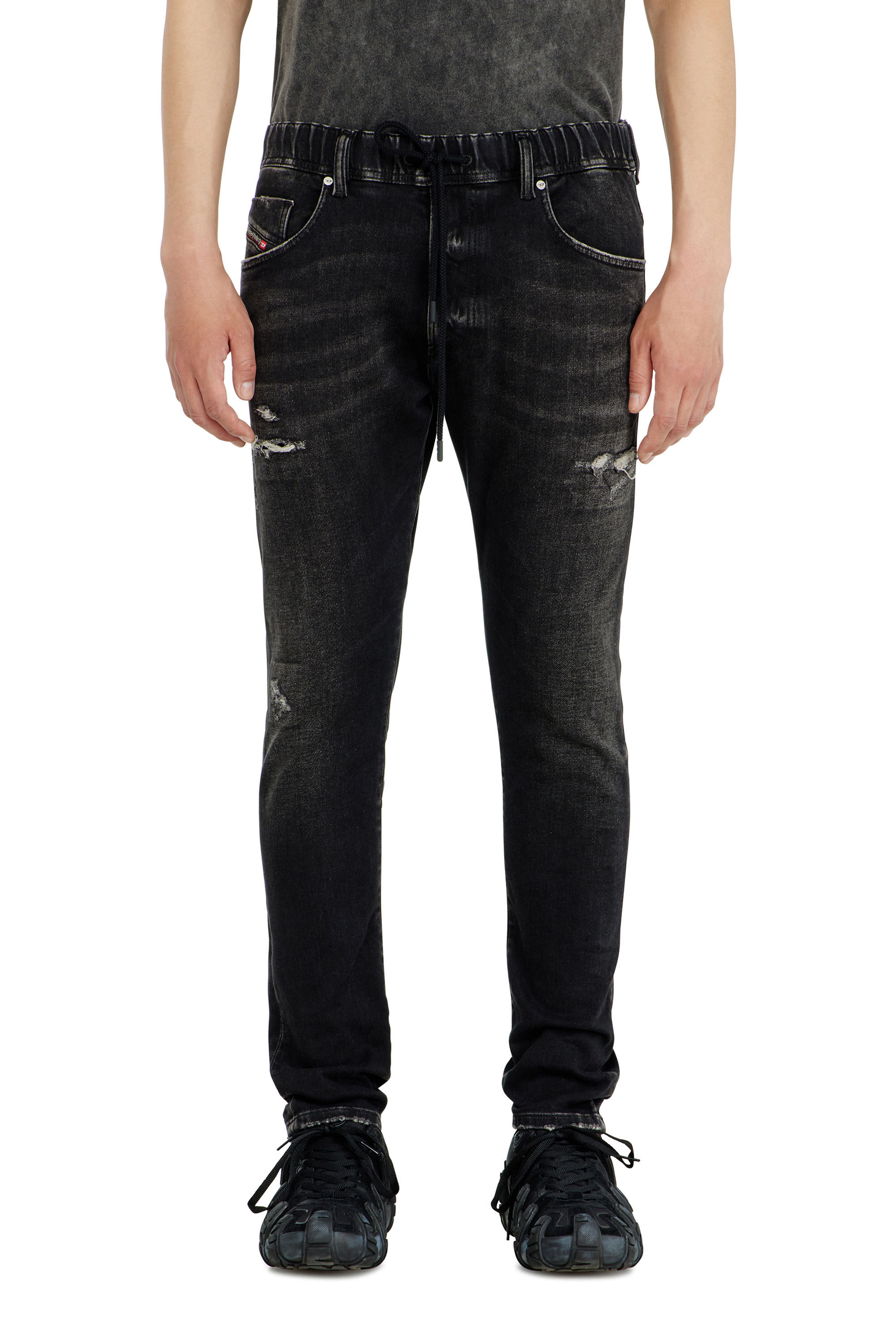 Diesel - Herren Regular 2030 D-Krooley Joggjeans&reg; 09Q22, Schwarz/Dunkelgrau - 2