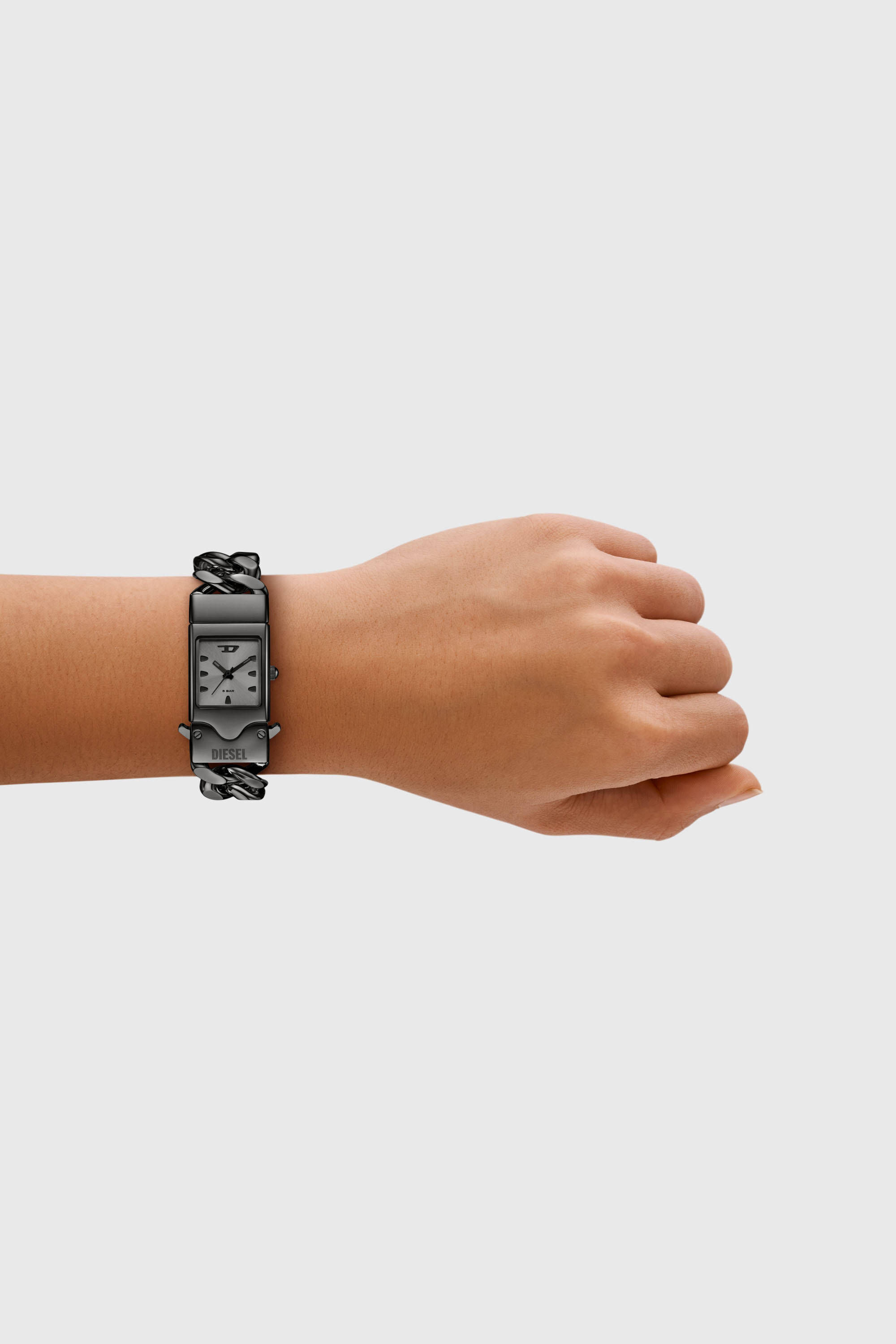 Diesel - DZ2227 WATCH, Unisex Closer Armbanduhr Edelstahl in Gunmetal-Optik in Dunkelgrau - 4