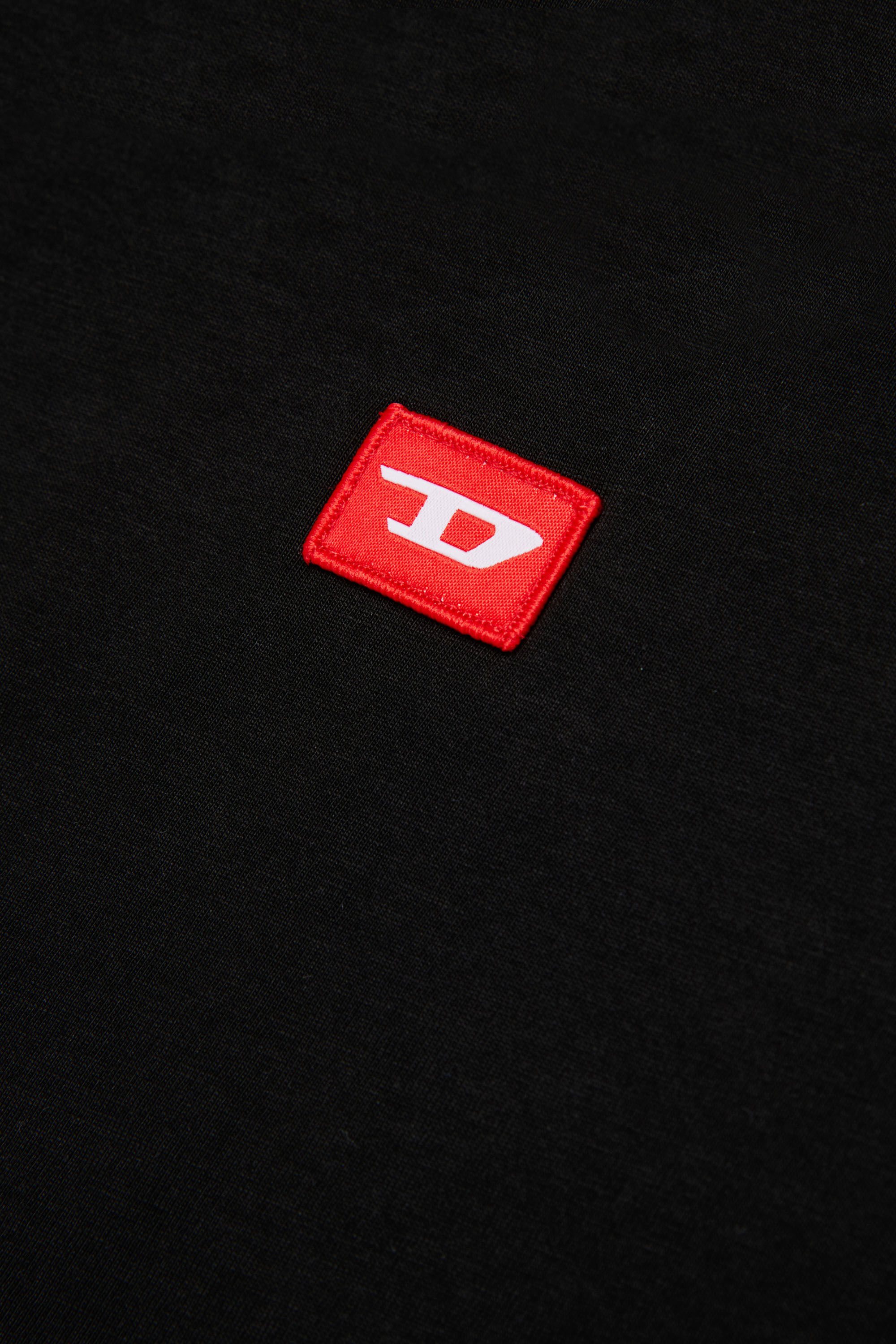Diesel - TXDIEGO, Herren T-Shirt aus Baumwolle mit Aufn&auml;hern in Schwarz - 4