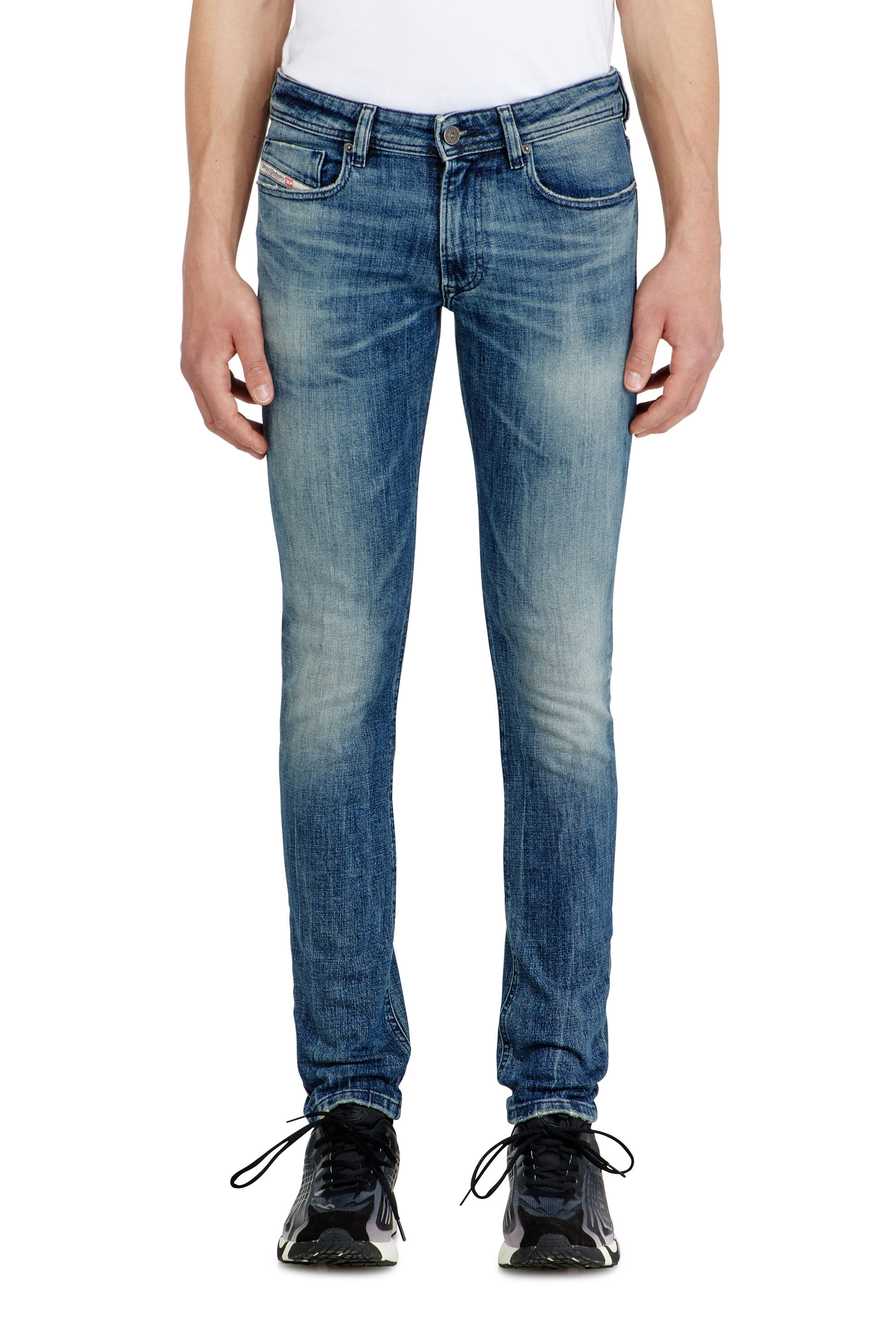 Diesel - Herren Skinny Jeans 1979 Sleenker 0KBBE, Mittelblau - 4