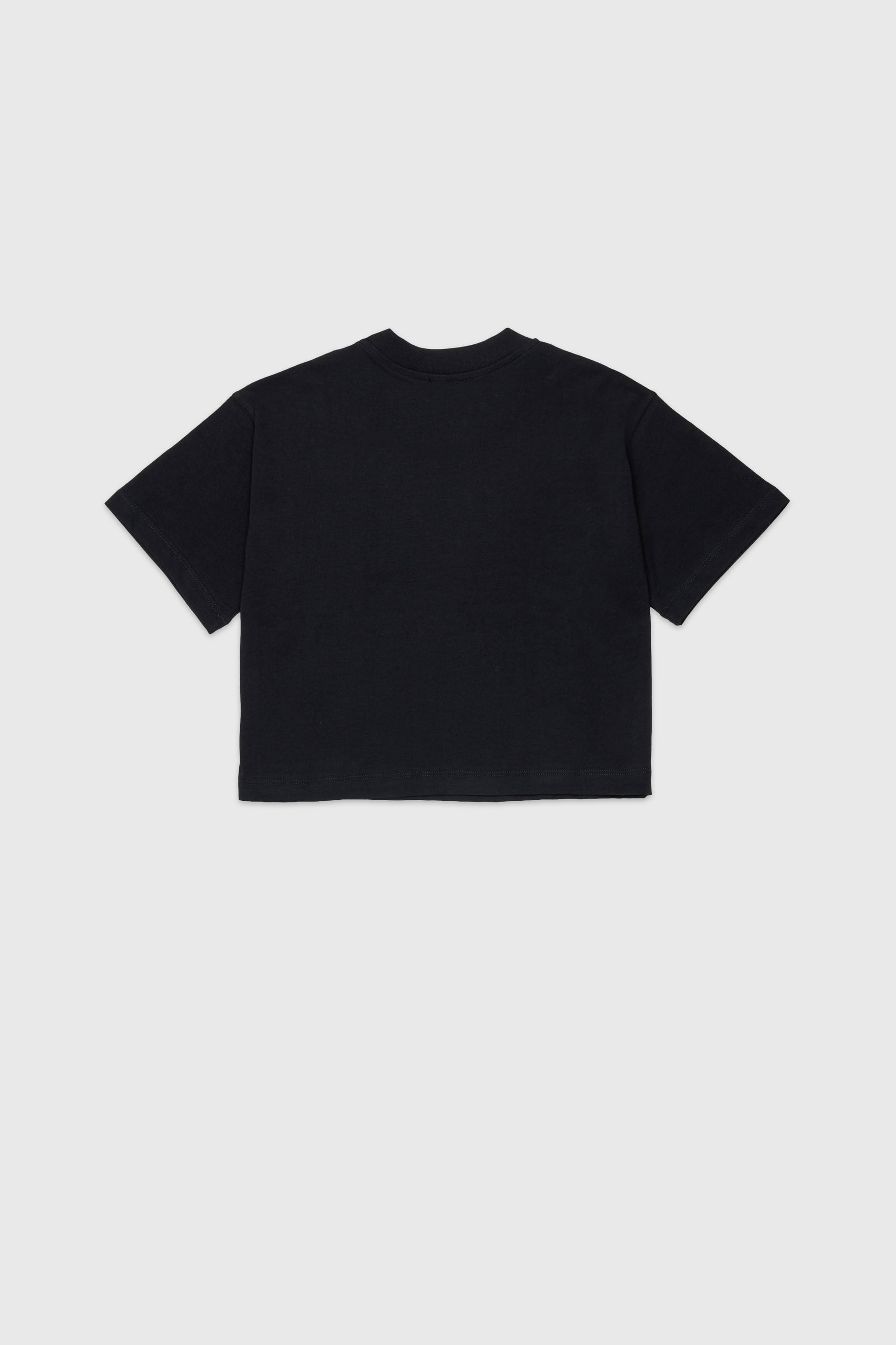 Diesel - TLIXIN, Damen Cropped T-shirt mit Oval D Logo in Schwarz - 2