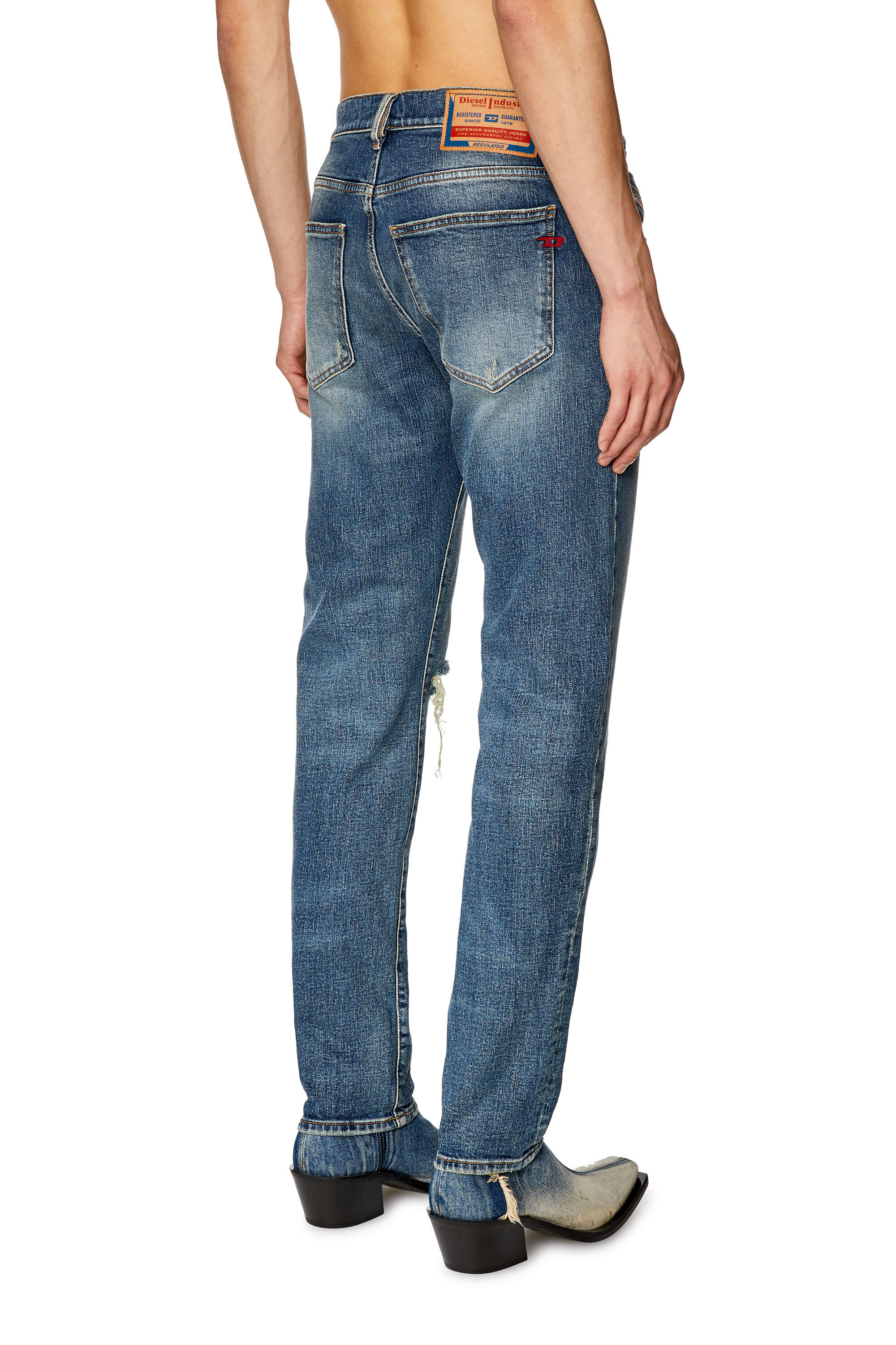 Diesel - Slim Jeans 2019 D-Strukt 007M5, Dunkelblau - Image 4