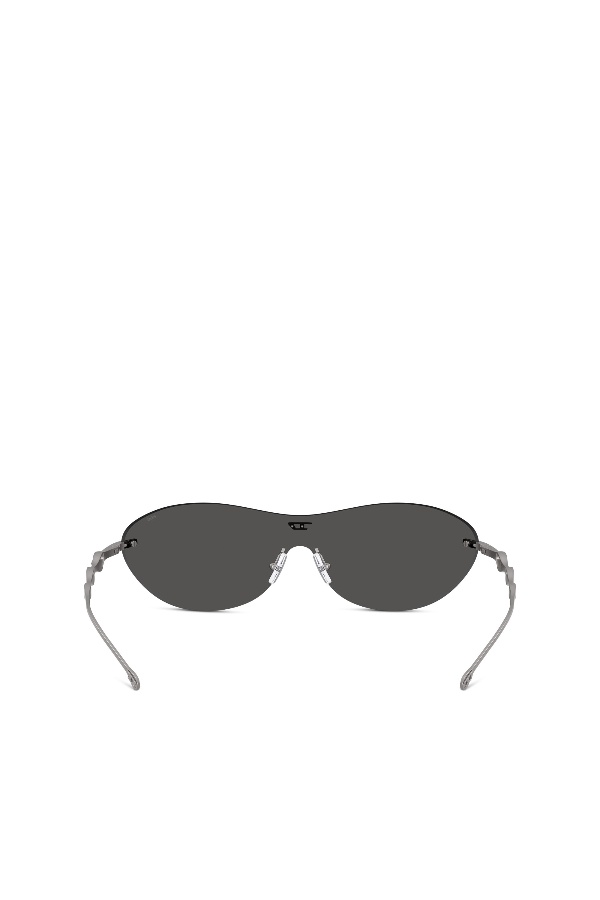 Diesel - 0DL1006, Unisex Ovale Sonnenbrille in Dunkelgrau - 3