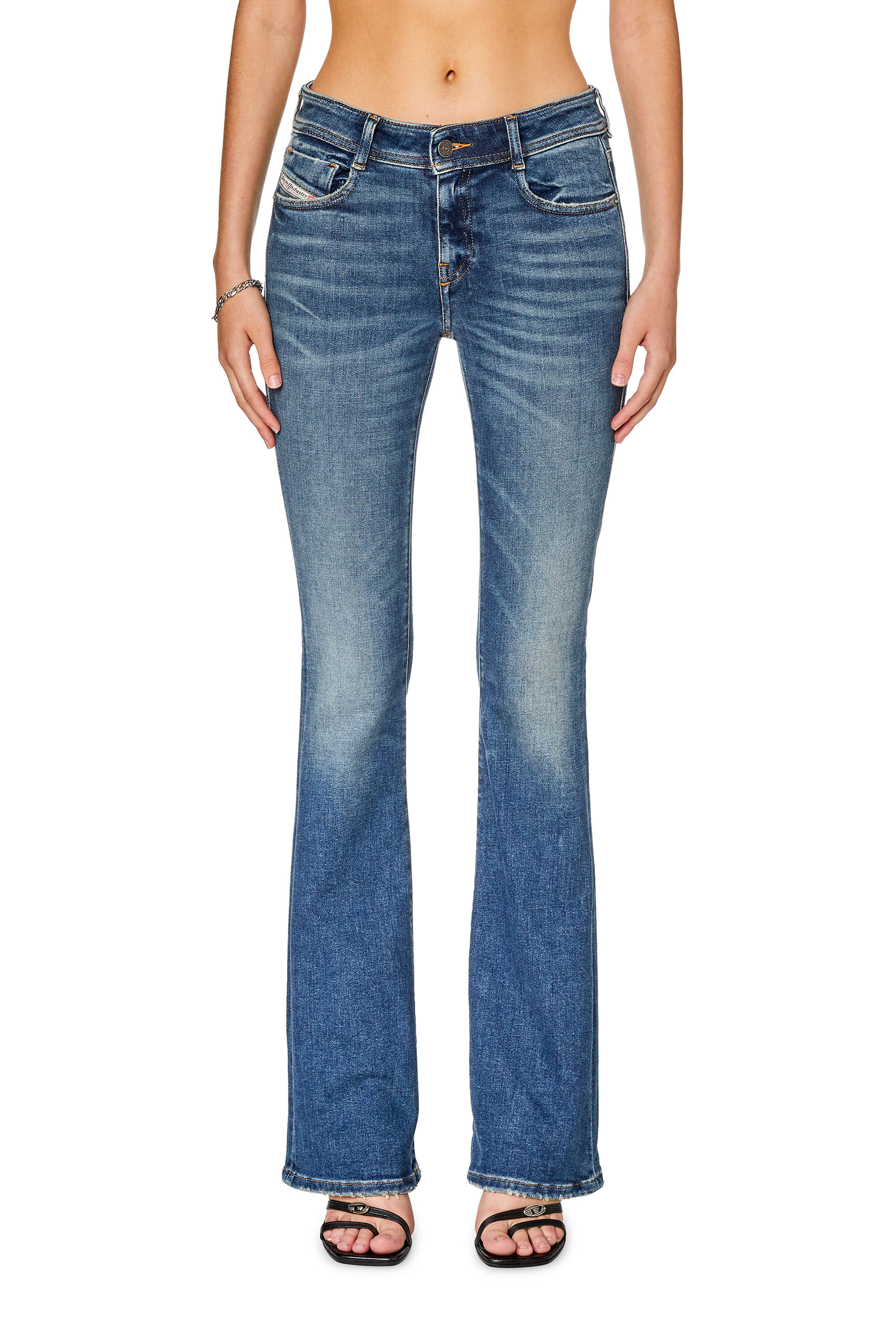 Diesel - Bootcut and Flare Jeans 1969 D-Ebbey 09G71, Dunkelblau - Image 3