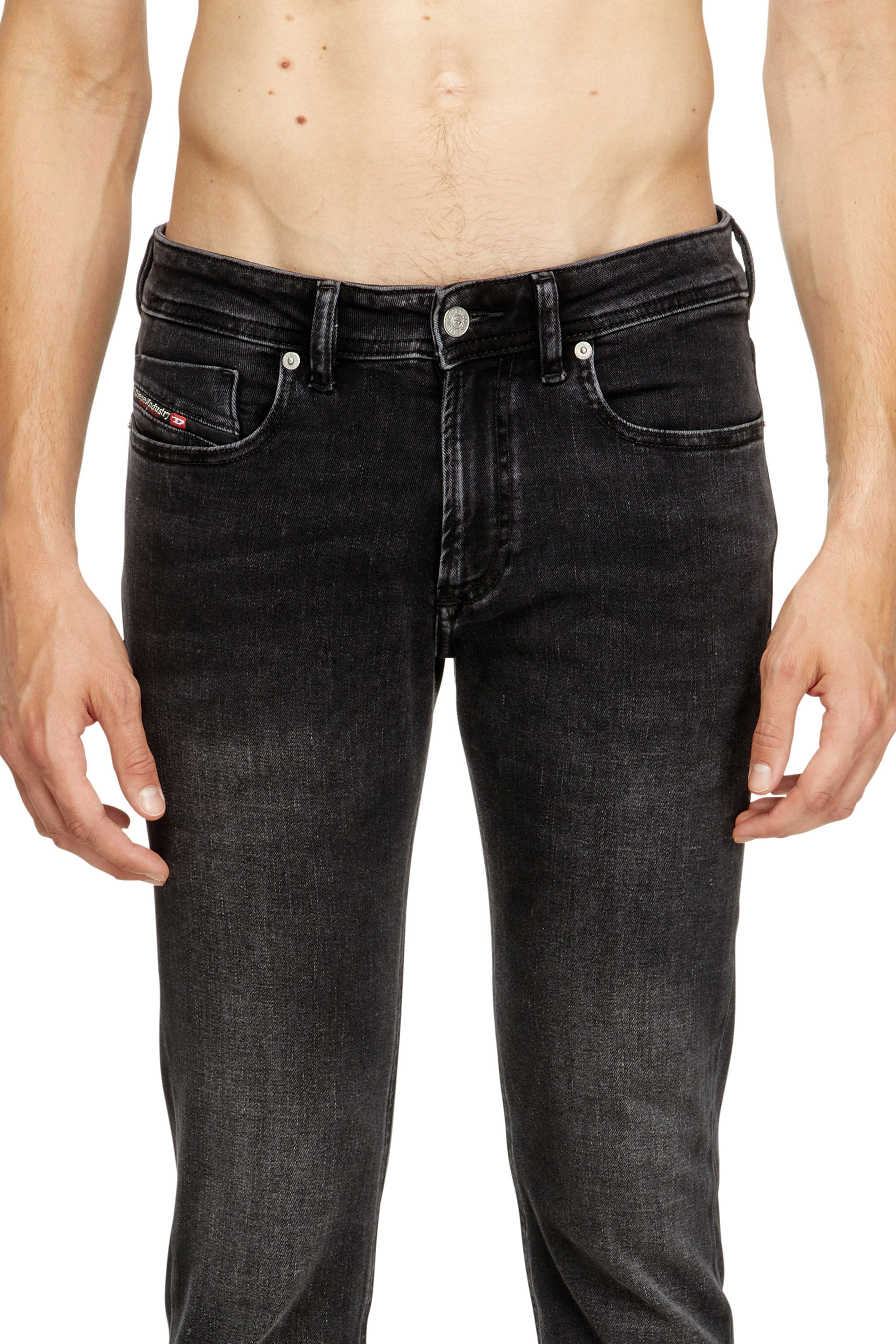 Diesel - Herren Skinny Jeans 1979 Sleenker 0DBDN, Schwarz/Dunkelgrau - 4