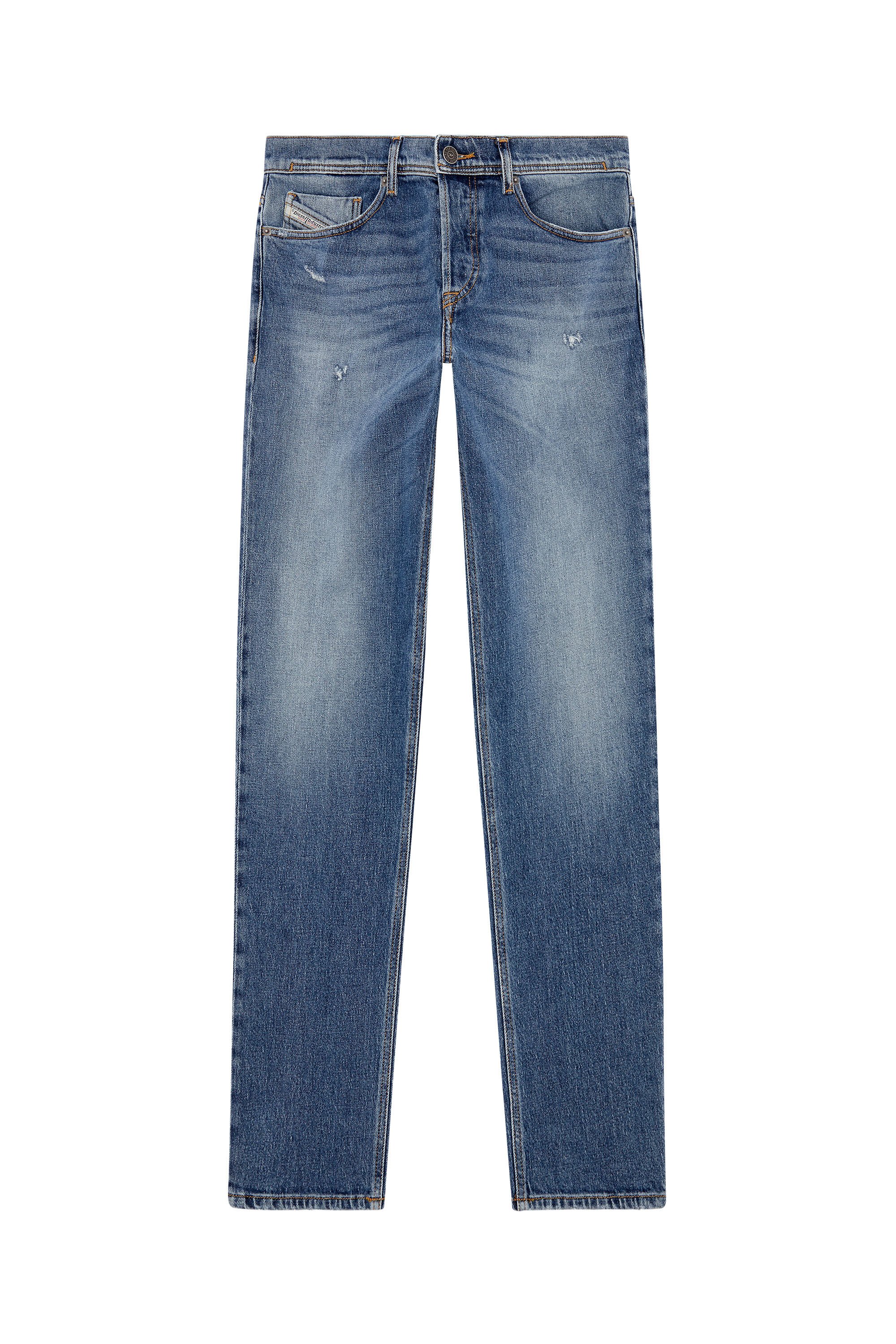 Diesel - Tapered Jeans 2023 D-Finitive 09I16, Mittelblau - Image 2