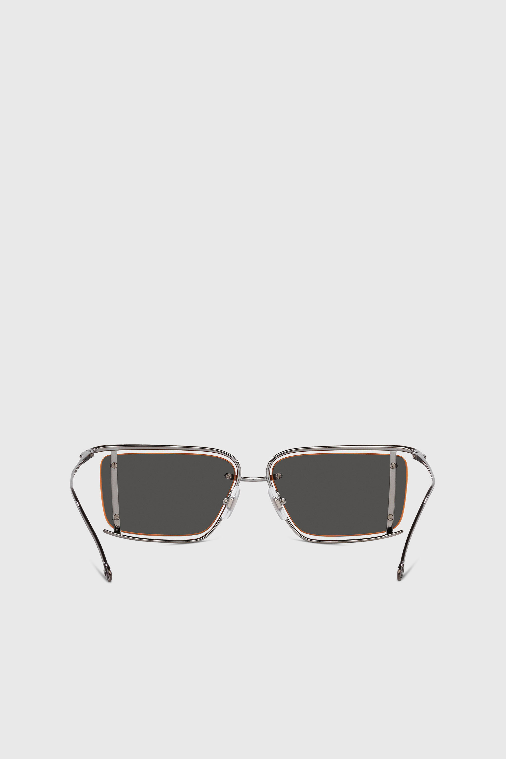 Diesel - 0DL1002, Unisex Rechteckiges Modell Brille in Schwarz - 3