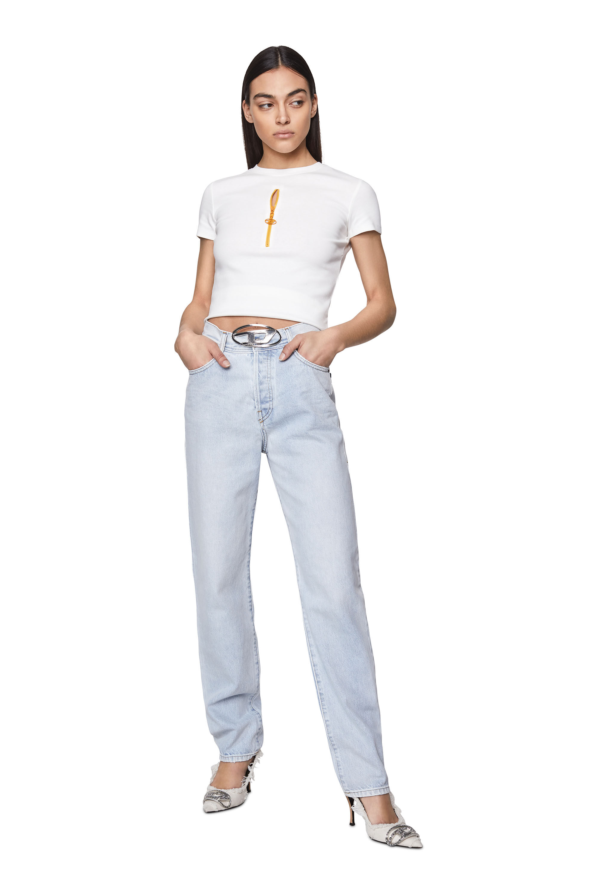 Diesel - 1956 D-Tulip 007B5 Straight Jeans,  - Image 1