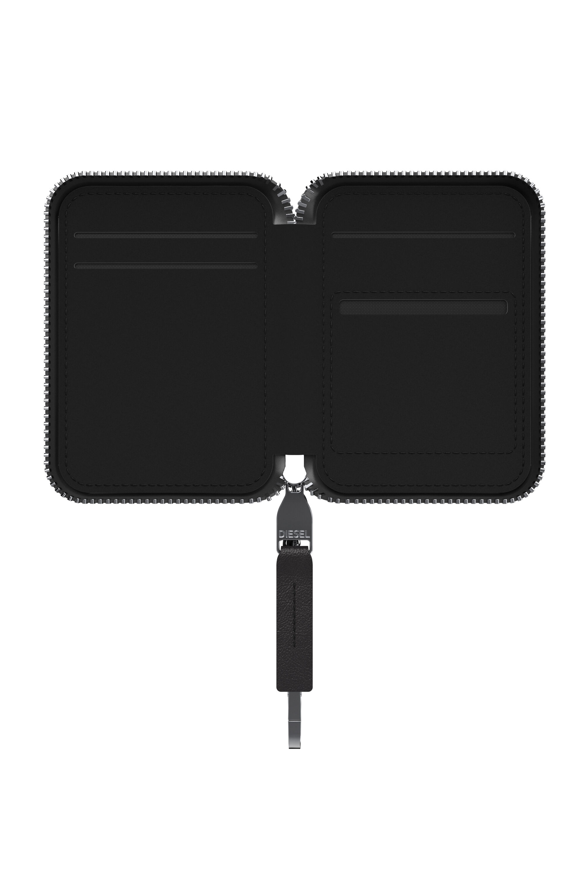 Diesel - 60667 UNIVERSAL POUCH, Unisex Oval D MagSafe-Tasche in Schwarz - 4