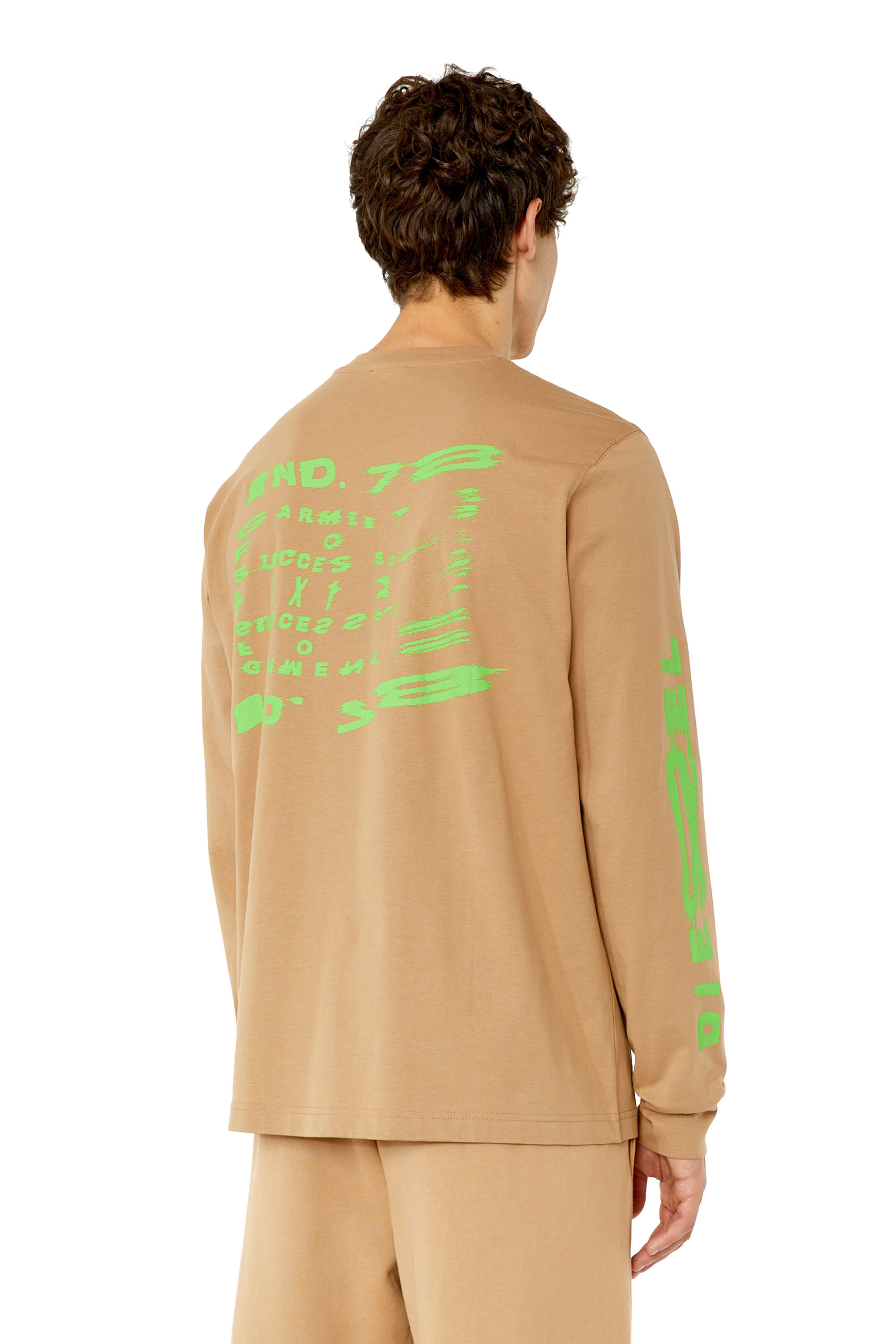 Diesel - T-JUST-LS-G3, Beige - Image 4