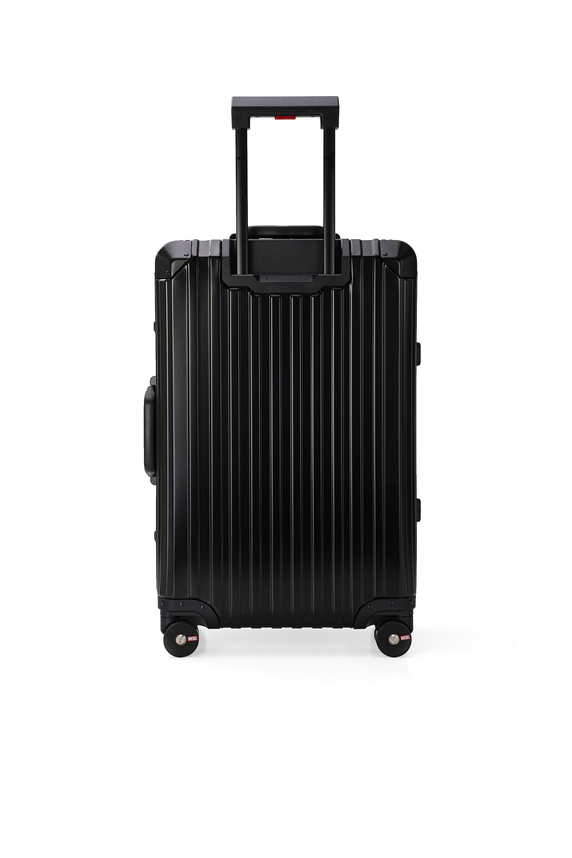 Diesel - DIESEL ALUMINUM TROLLEY- DSL002, Unisex Koffer aus Aluminium Gr&ouml;&szlig;e M in Schwarz - 2