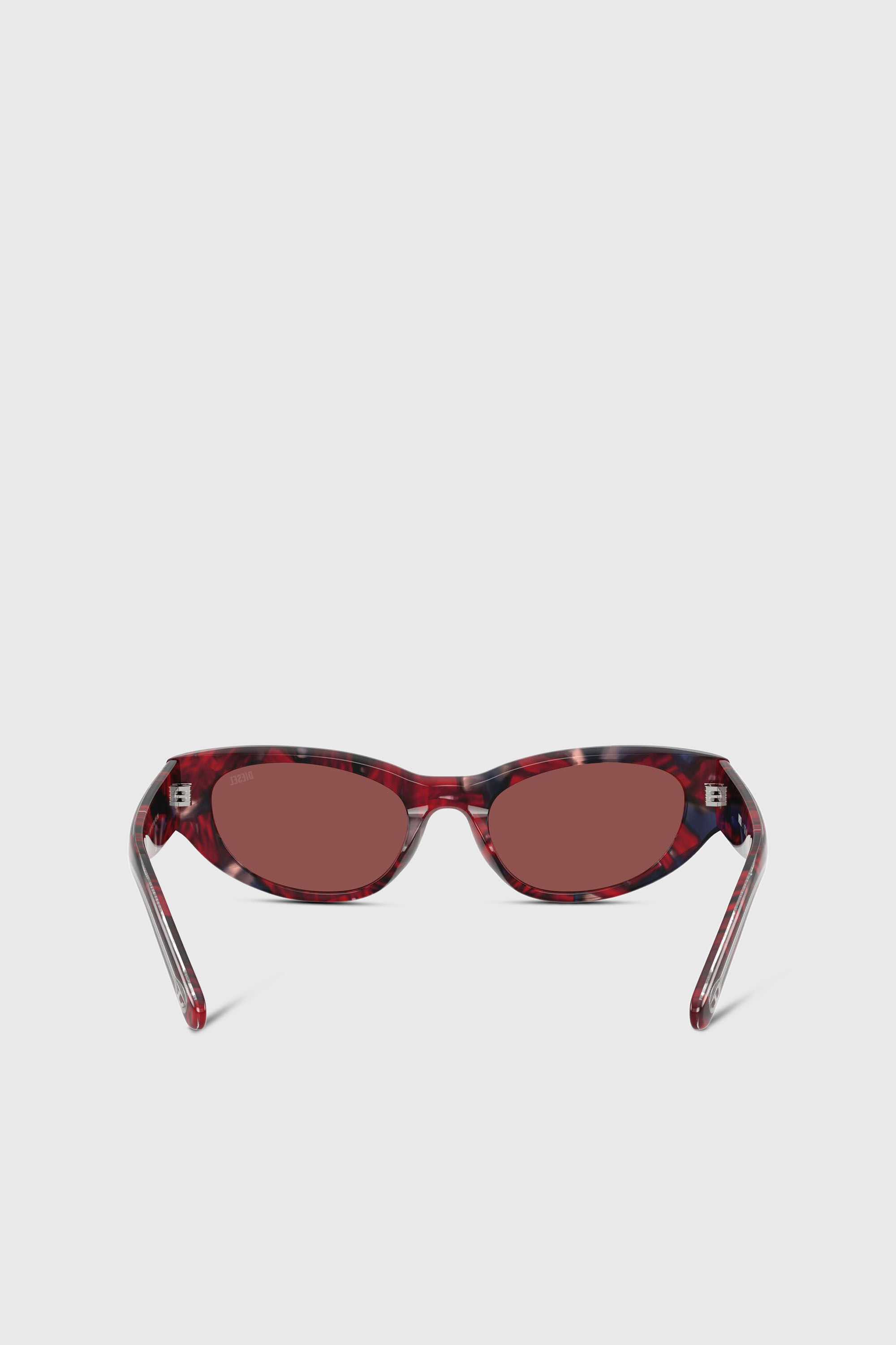 Diesel - 0DL2010U, Unisex Cateye-Sonnenbrillen in Rot/Braun - 3