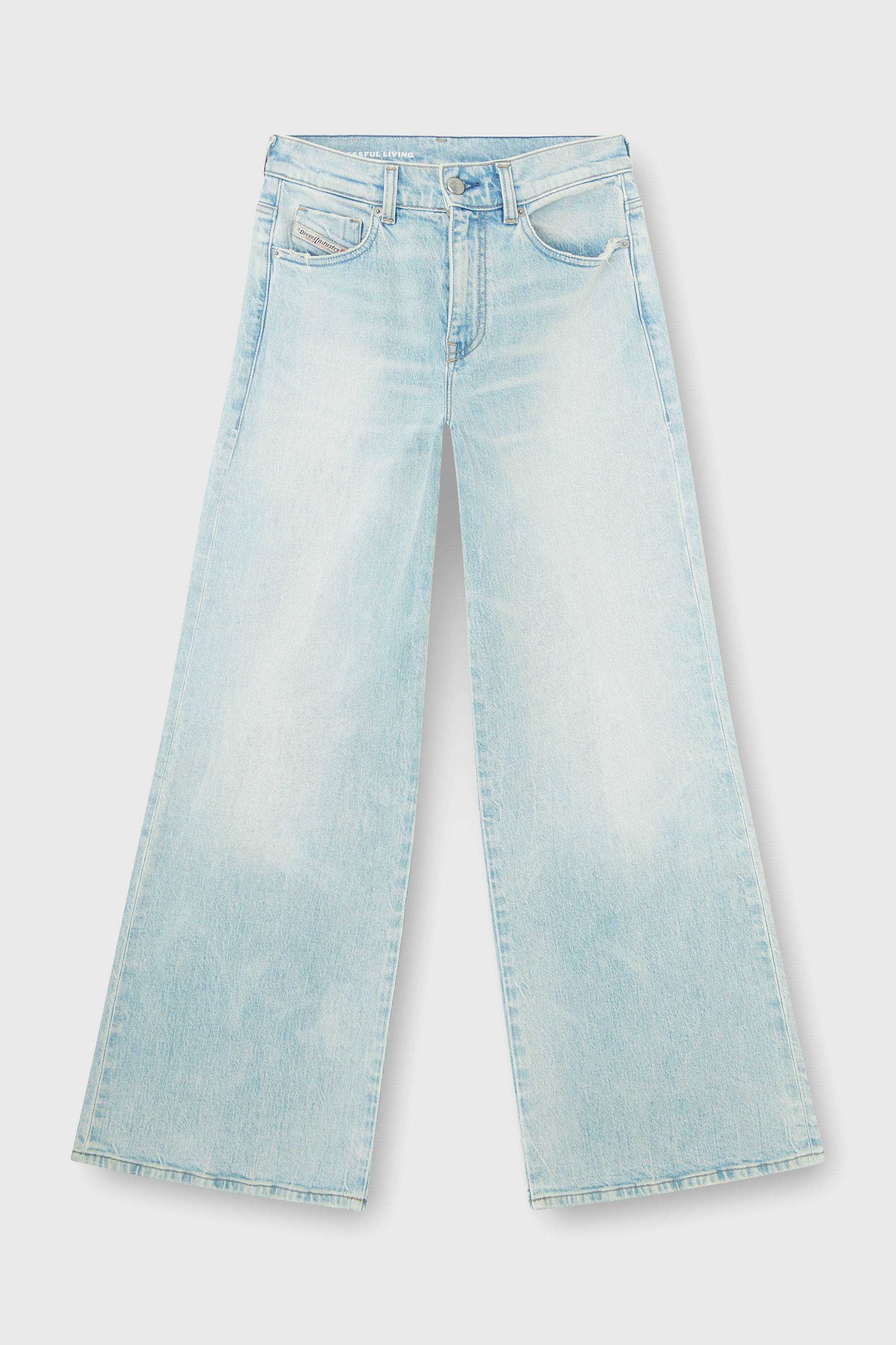Diesel - Damen Flare Jeans 1978 D-Akemi 0KBBX, Hellblau - 6