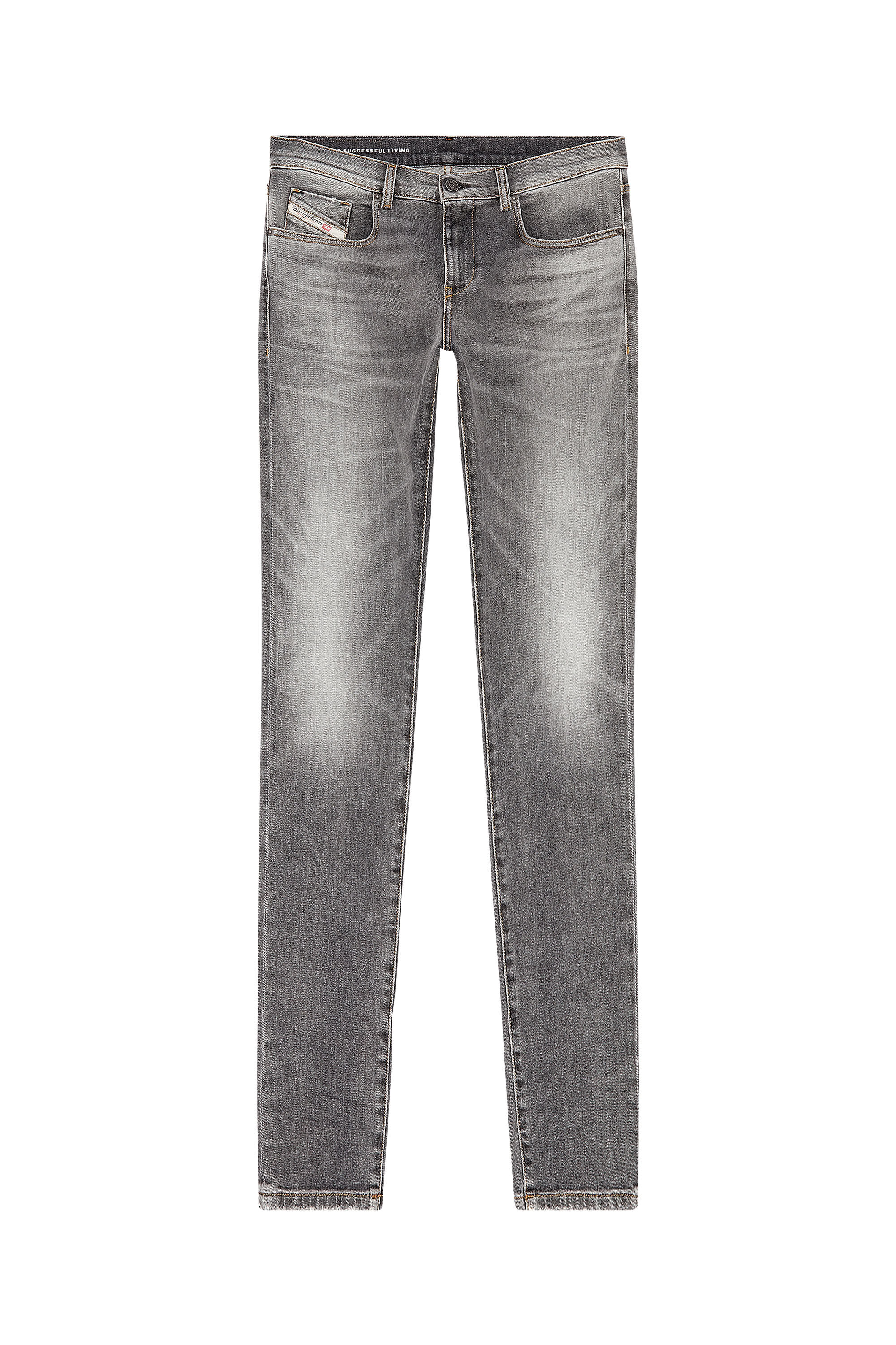 Diesel - Slim Jeans 2019 D-Strukt 09H44, Grau - Image 2