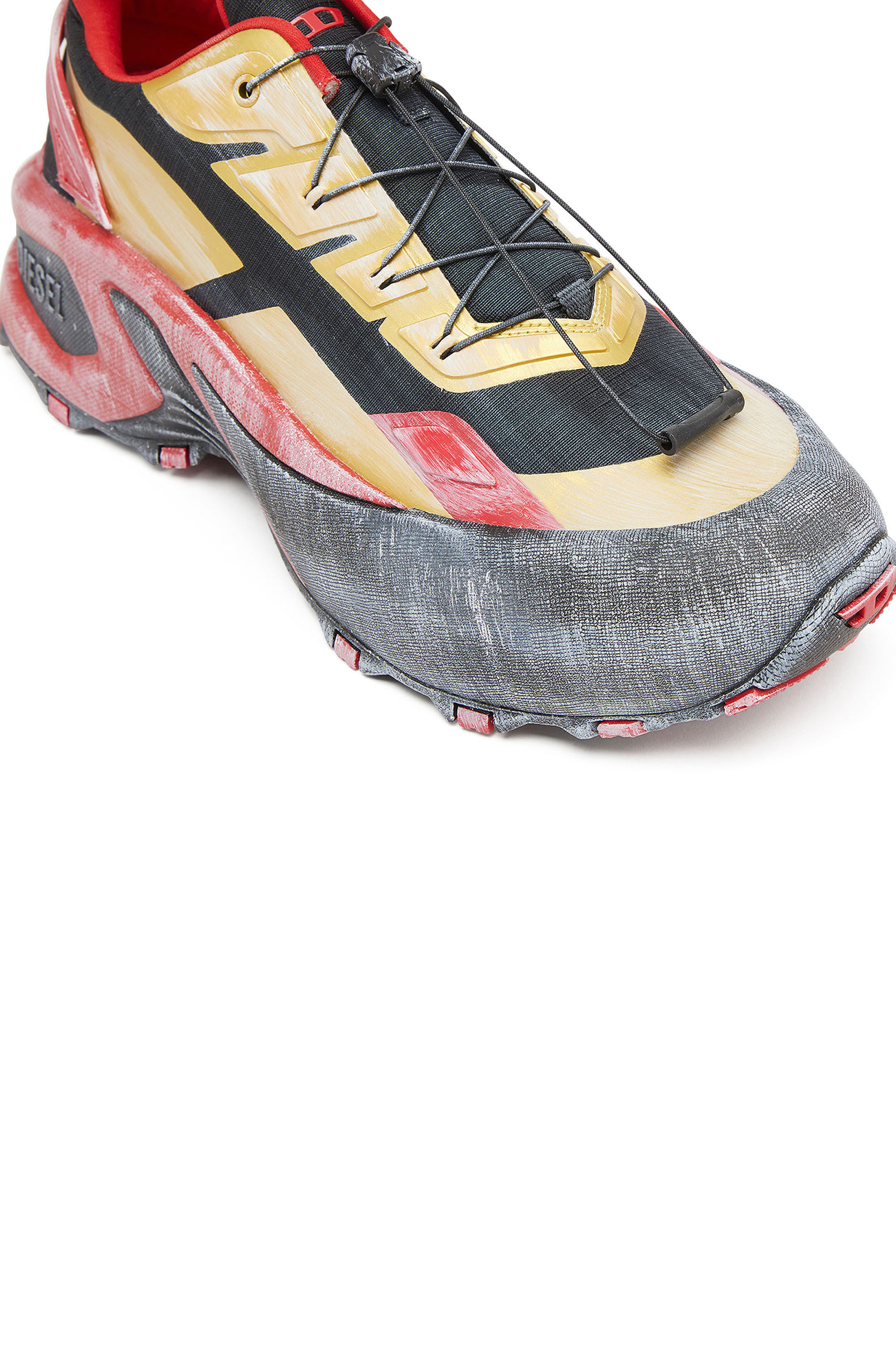 Diesel - D-CAGE RUNNER, Herren D-Cage-Distressed Chunky-Sneaker aus Ripstop in Bunt - 6
