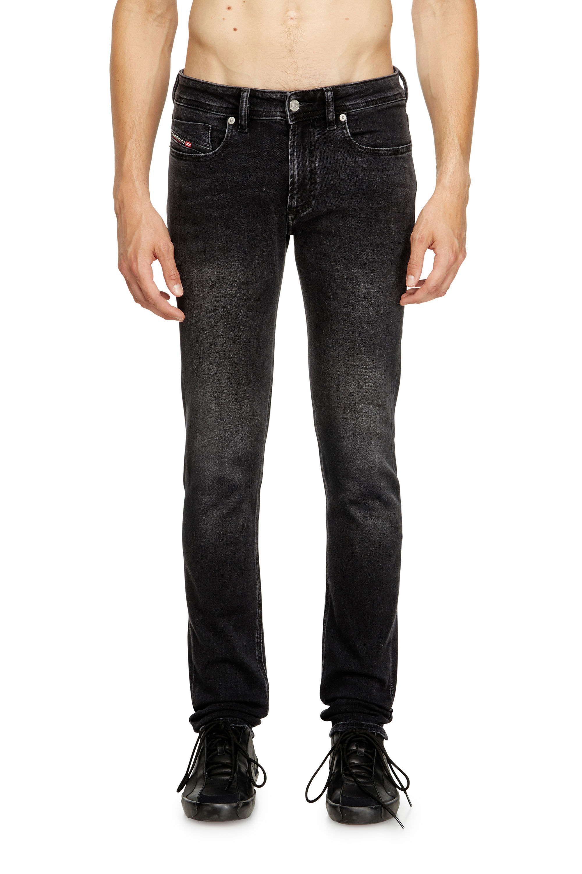 Diesel - Herren Skinny Jeans 1979 Sleenker 0DBDN, Schwarz/Dunkelgrau - 2