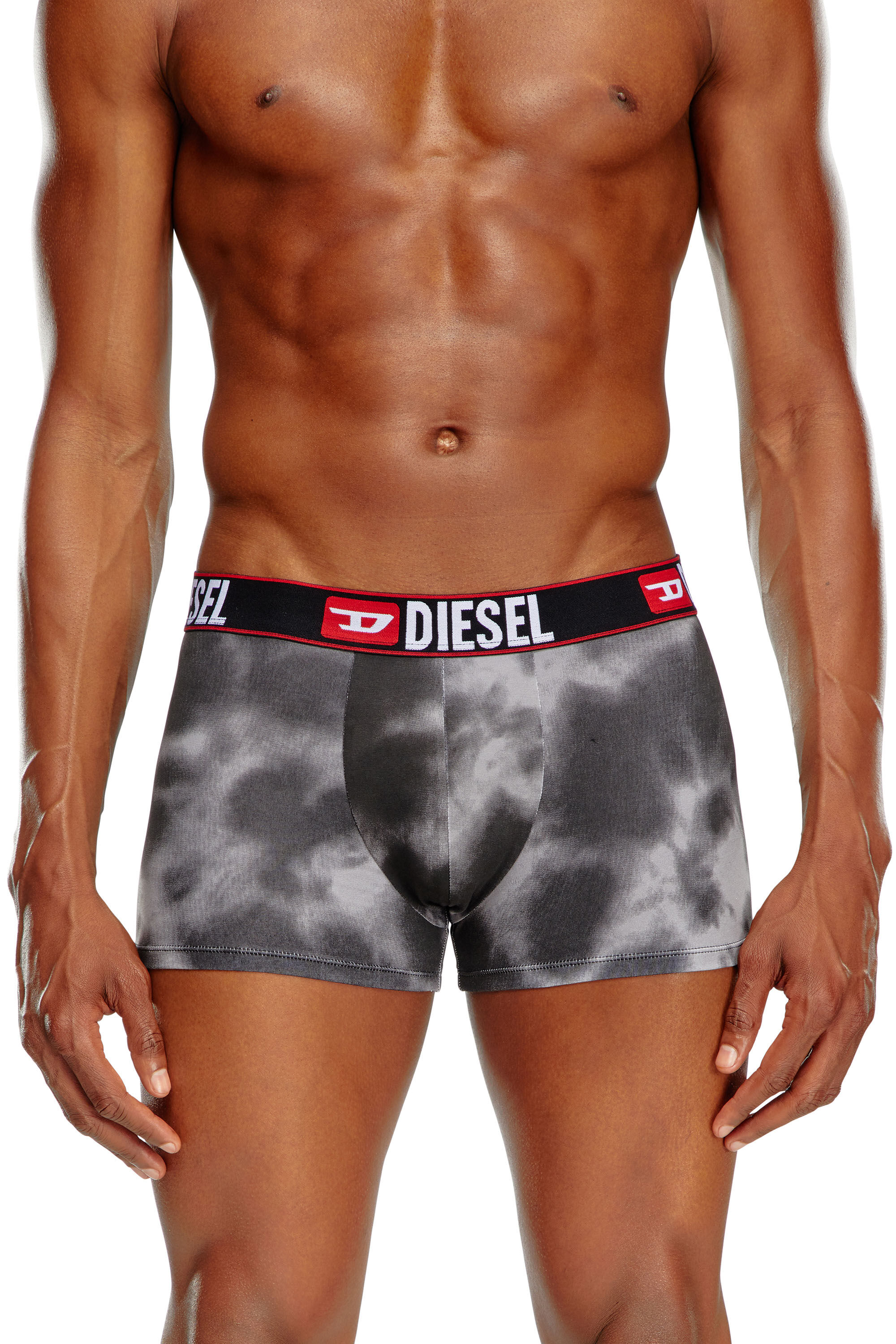 Diesel - UMBX-DAMIENTHREEPACK, Herren Retropants mit Wolken-Motiv im Dreierpack in Schwarz/Grau - 3