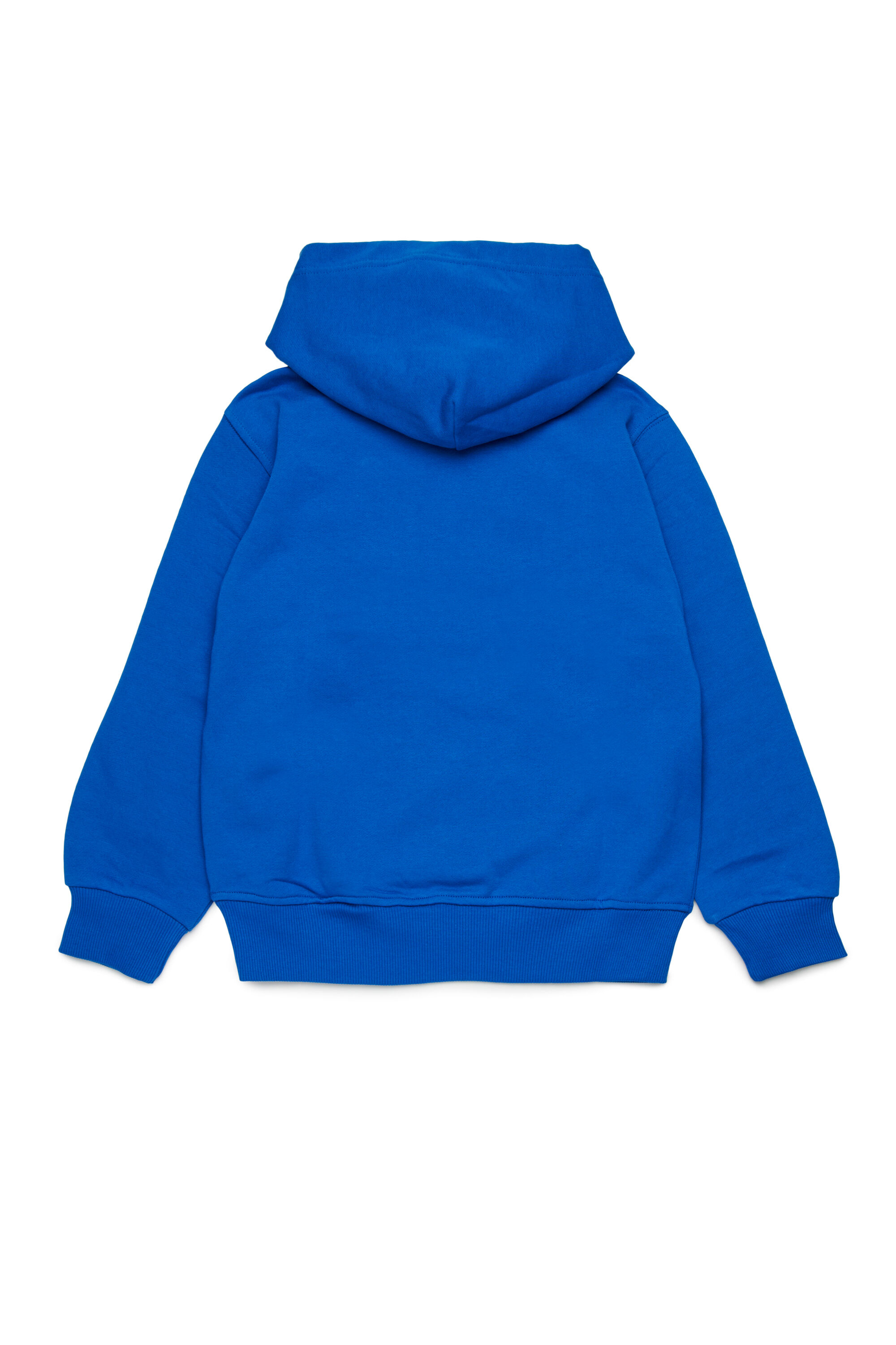 Diesel - SGINNHOODL5 OVER, Herren Hoodie mit verschmiertem Logo in Blau - 2