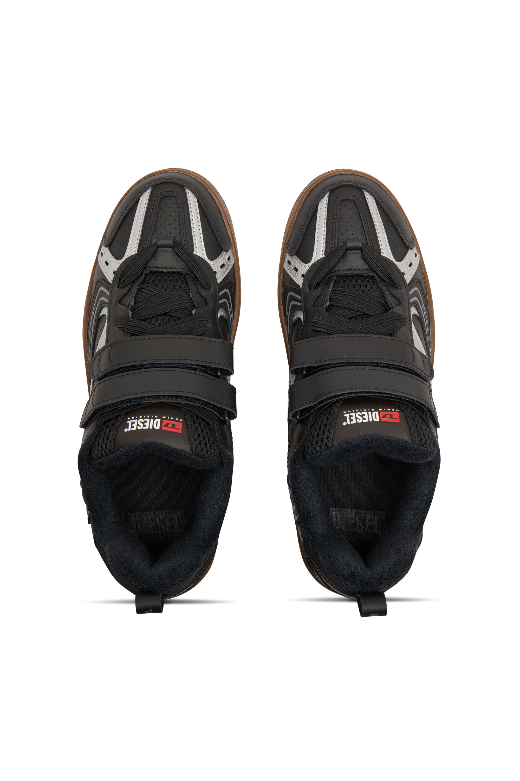 Diesel - S-UKIYO SKT, Herren S-Ukiyo-Sneakers aus Leder mit Riemen in Schwarz - 4