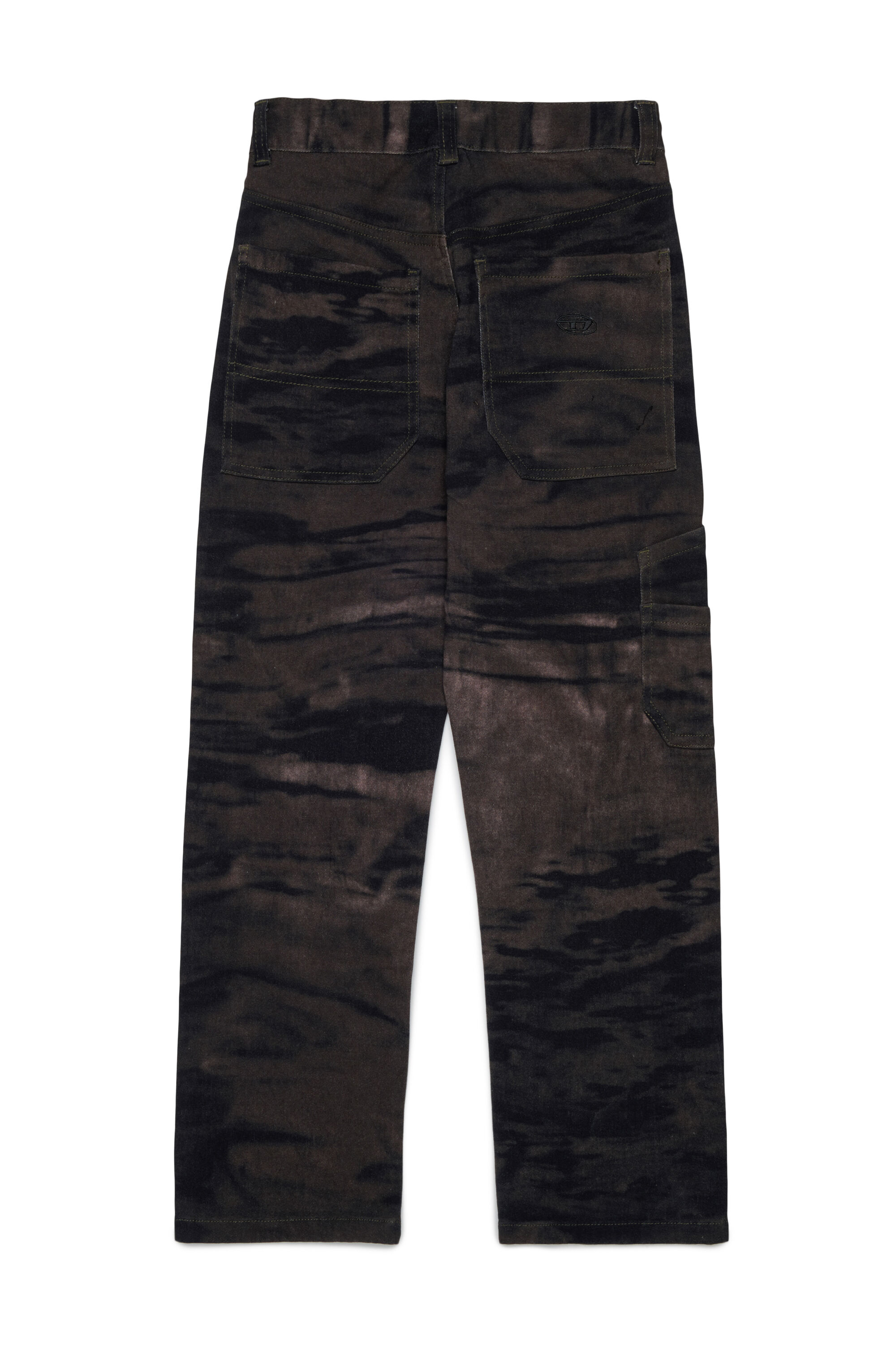 Diesel - PJAKE, Herren Baumwollhose aus stretch-baumwolle mit used-effekt in Gr&uuml;n - 2