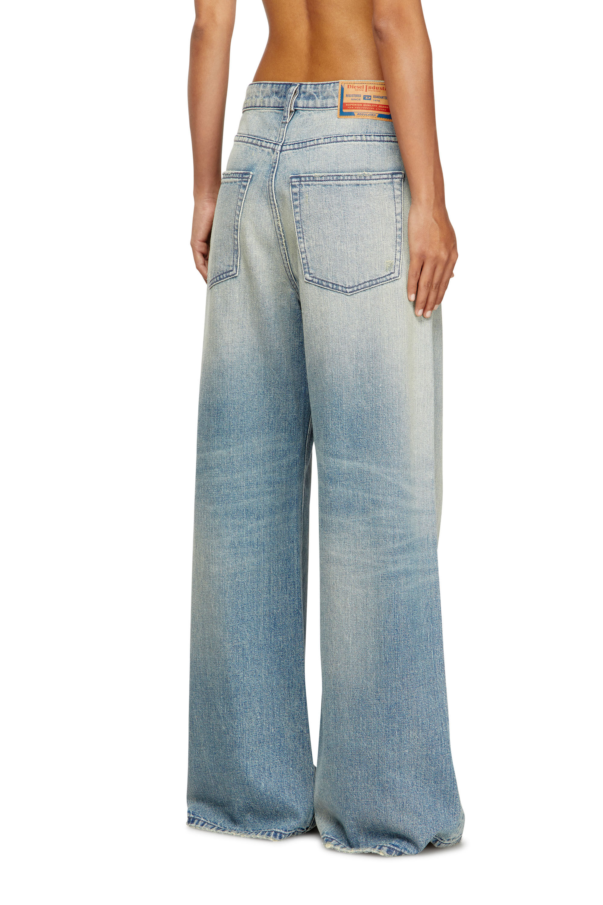 Diesel - Damen Relaxed Jeans 1996 D-Sire 0DBEC, Hellblau - 4