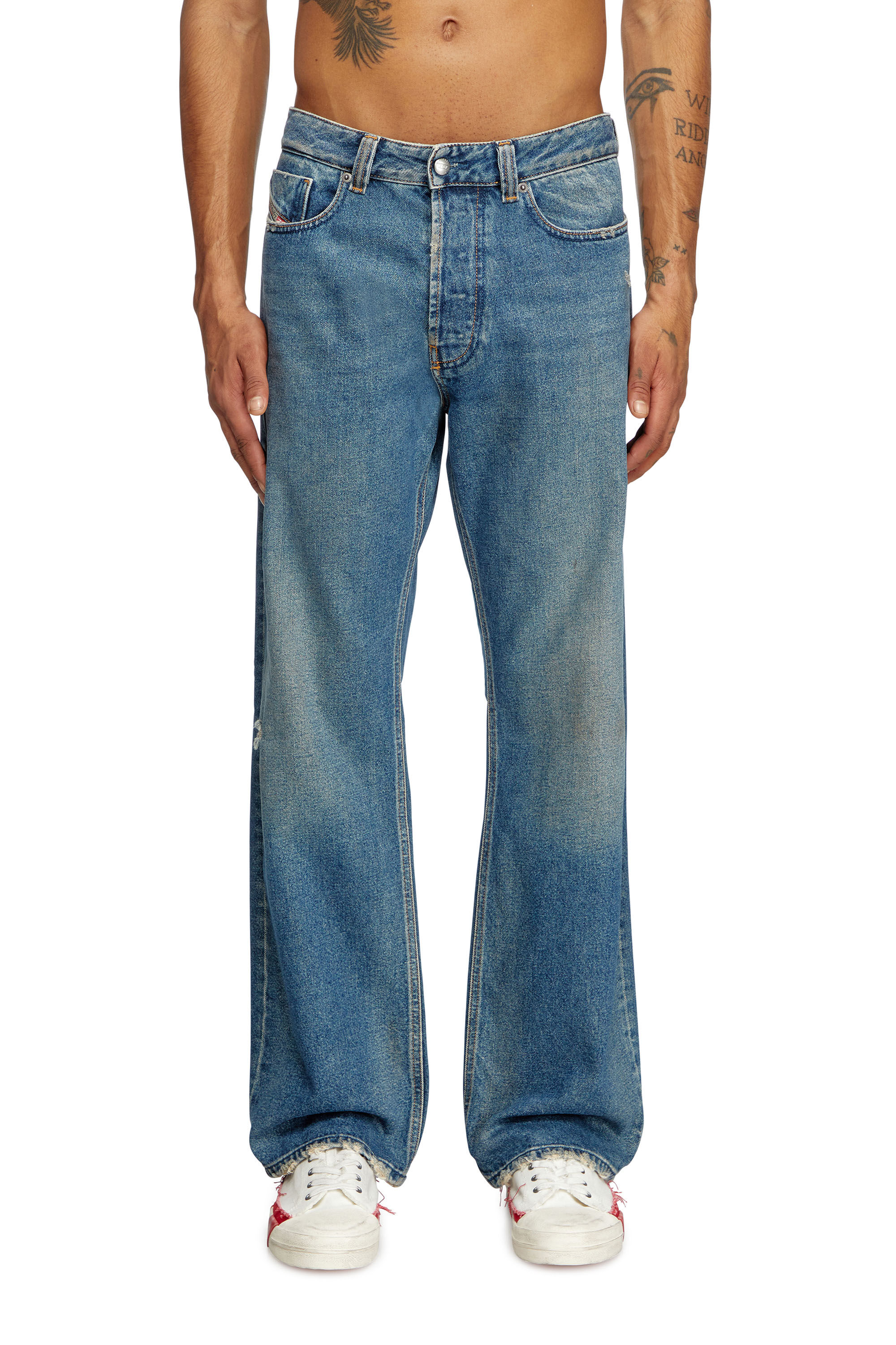 Diesel - Herren Relaxed Jeans 1980 D-Eeper 09J79, Mittelblau - 3