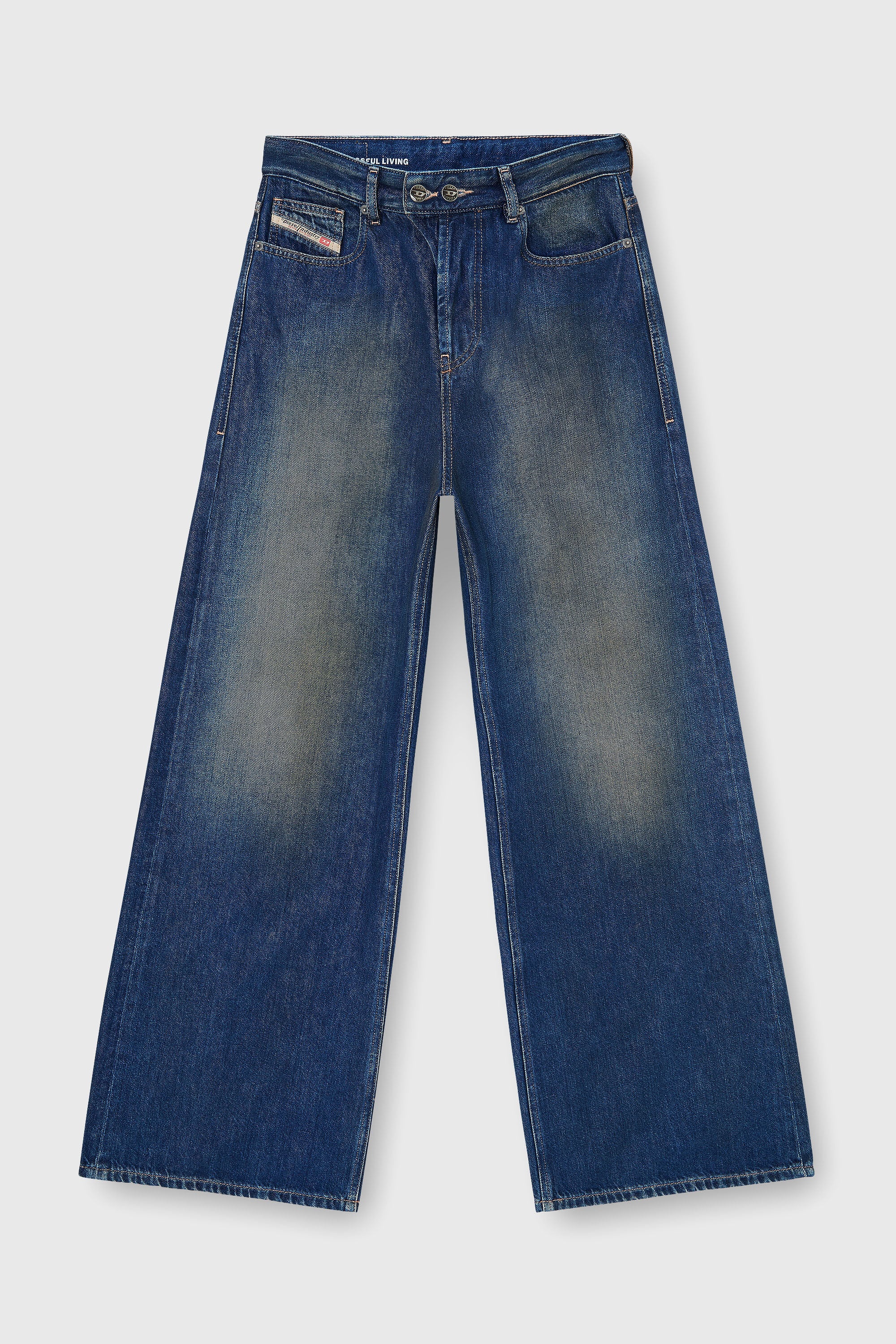 Diesel - Damen Relaxed Jeans 1996 D-Sire 09P47, Dunkelblau - 6