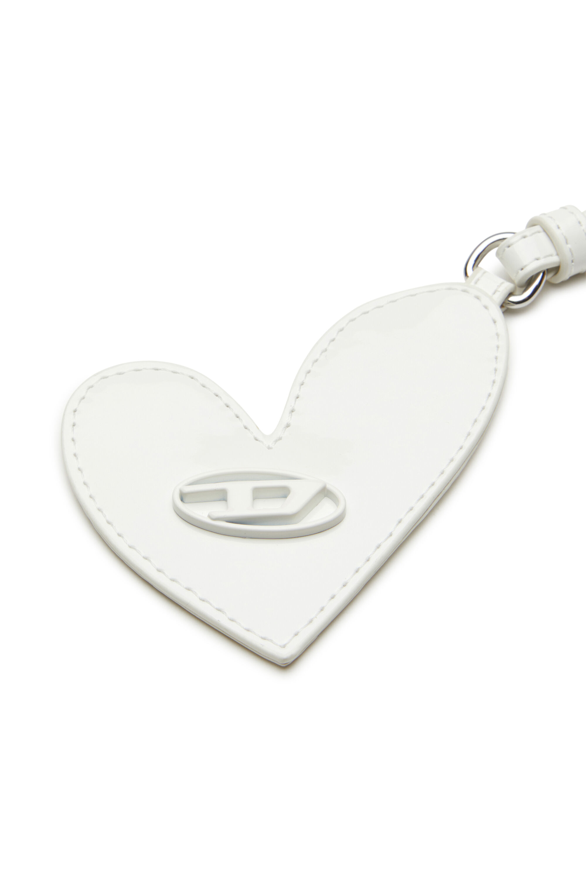 Diesel - PLAY MIRROR, Damen Spiegelanhänger mit glänzendem Finish in Weiß - 3