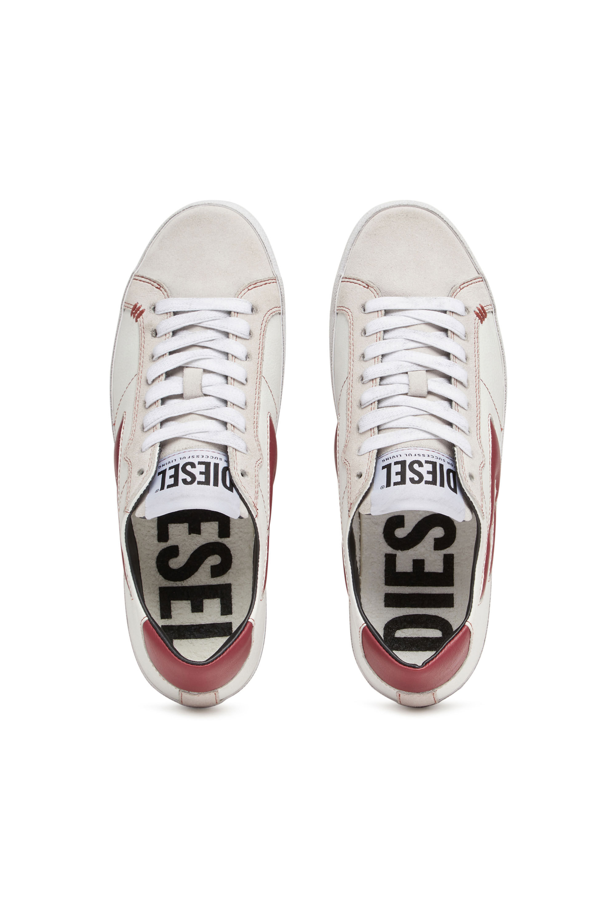 Diesel - S-LEROJI LOW W, Weiss/Rot - Image 4