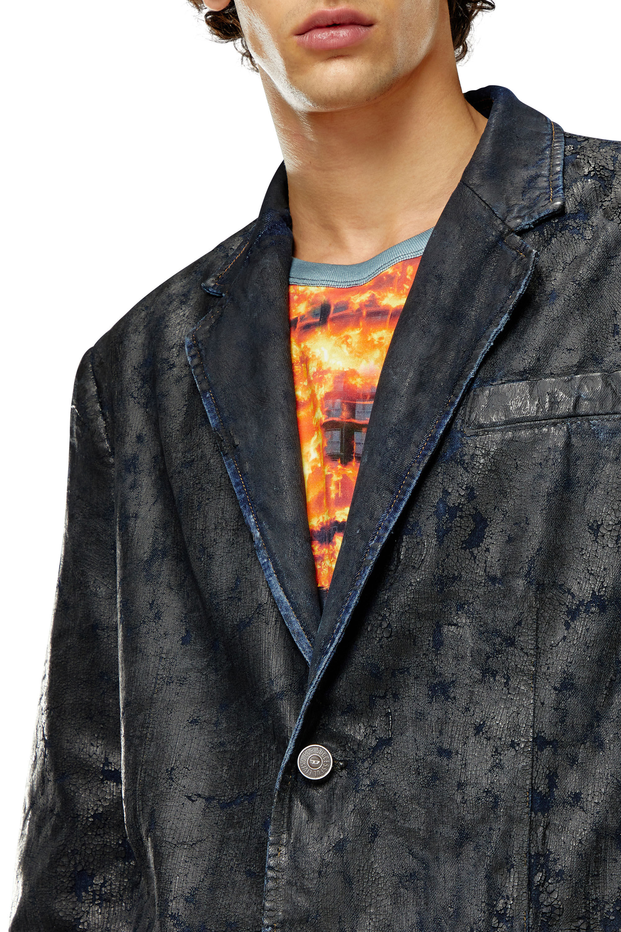 ジャケット・アウター DIESEL full zip coating denim jacket 楽天市場】DIESEL メンズ ジャケット デニム D-GLORY JACKET