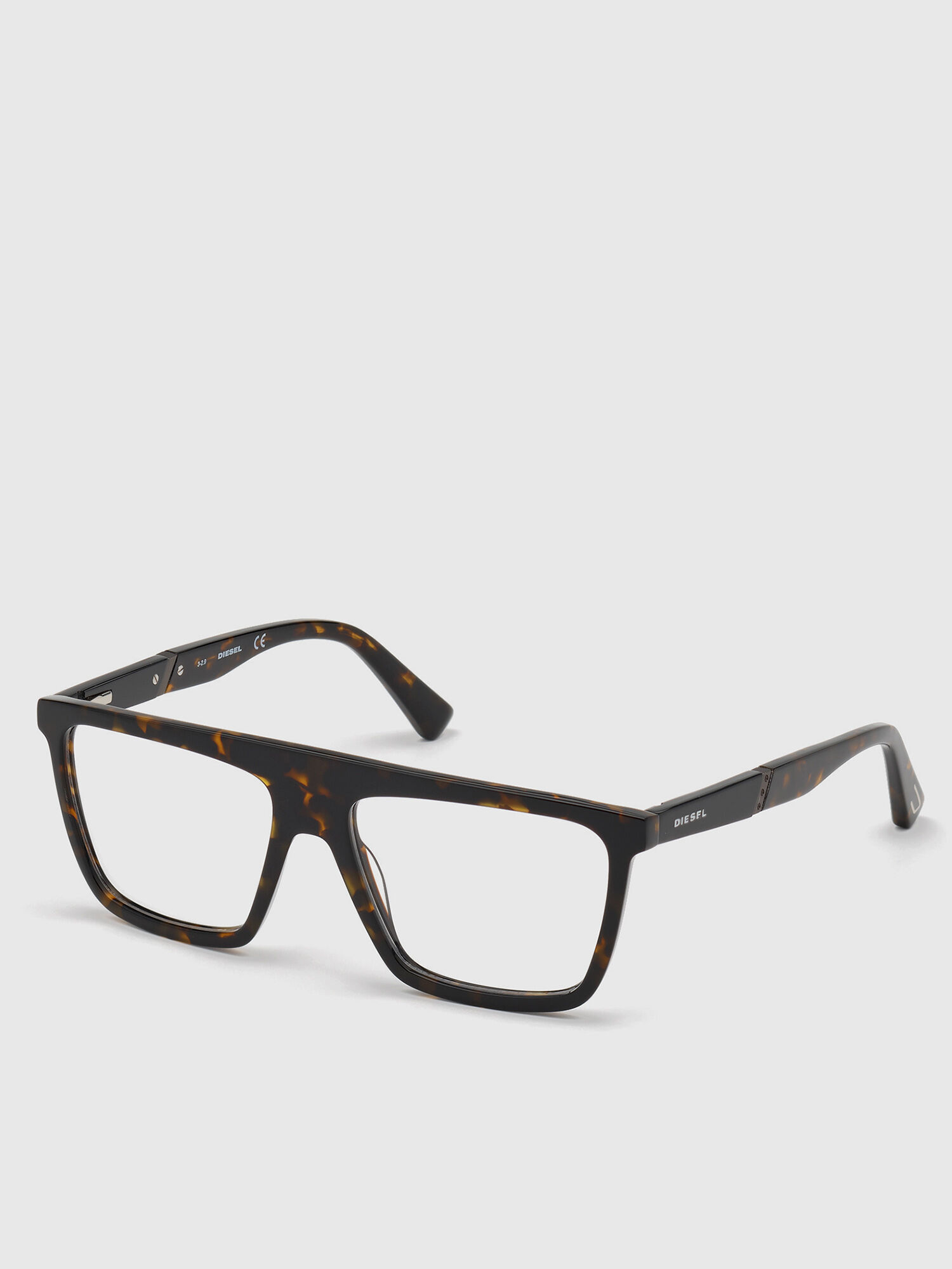 Diesel - DL5369, Herren Navigator-Brille aus Acetat in Schwarz/Braun - 2