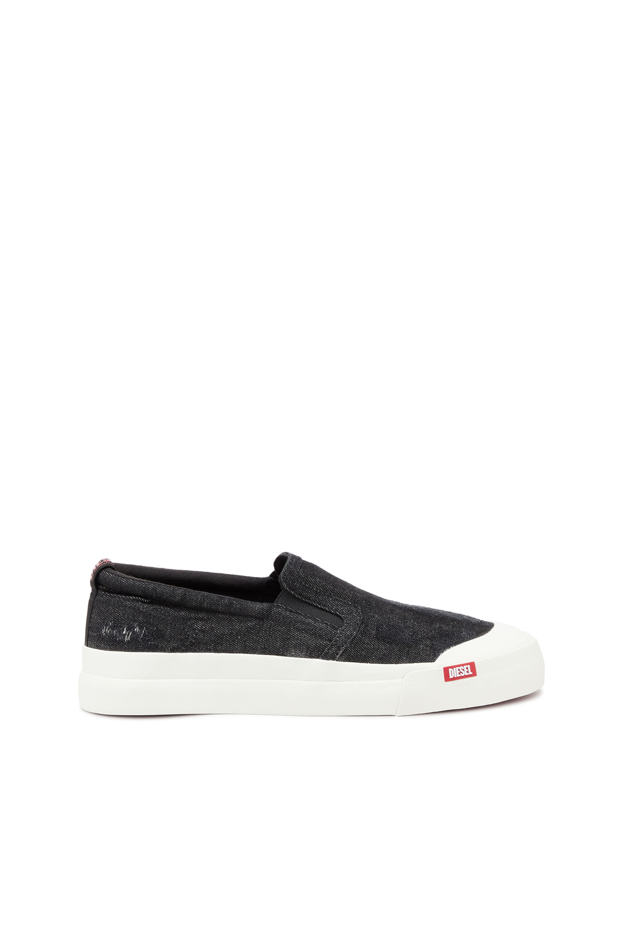 Black slip on high tops sales