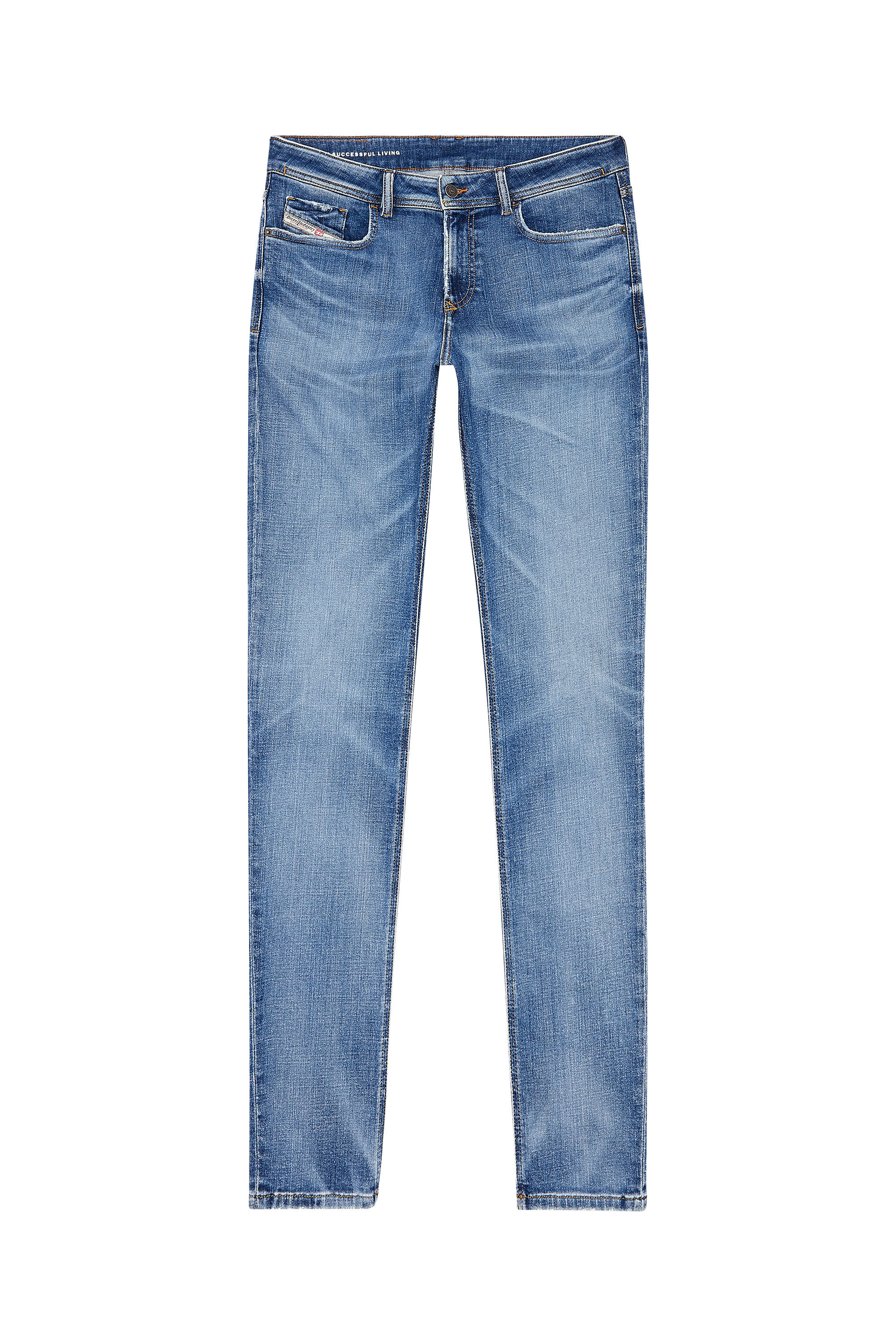 Diesel - Skinny Jeans 1979 Sleenker 09H68, Medium blue - Image 2