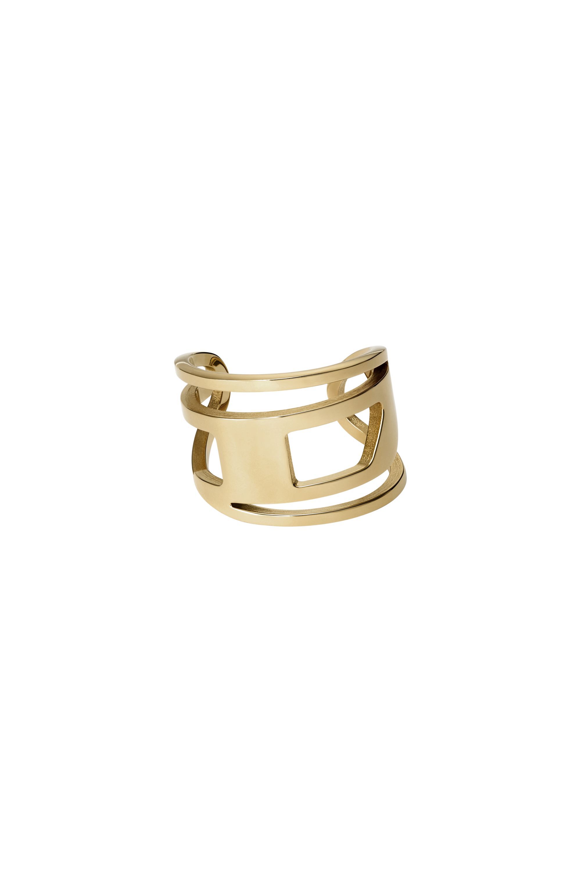 Diesel - DX1569710 JEWEL, Unisex Bandring aus goldenem Edelstahl in Gold - 2