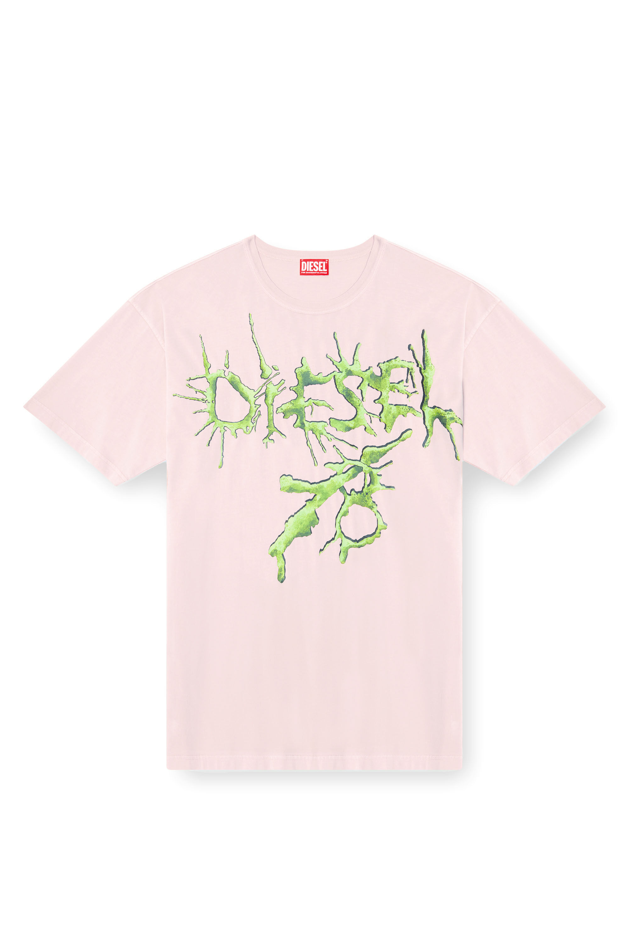 Diesel - T-BOXT-R28, Herren T-Shirt mit Tattoo-Grafiken in Rosa - 2