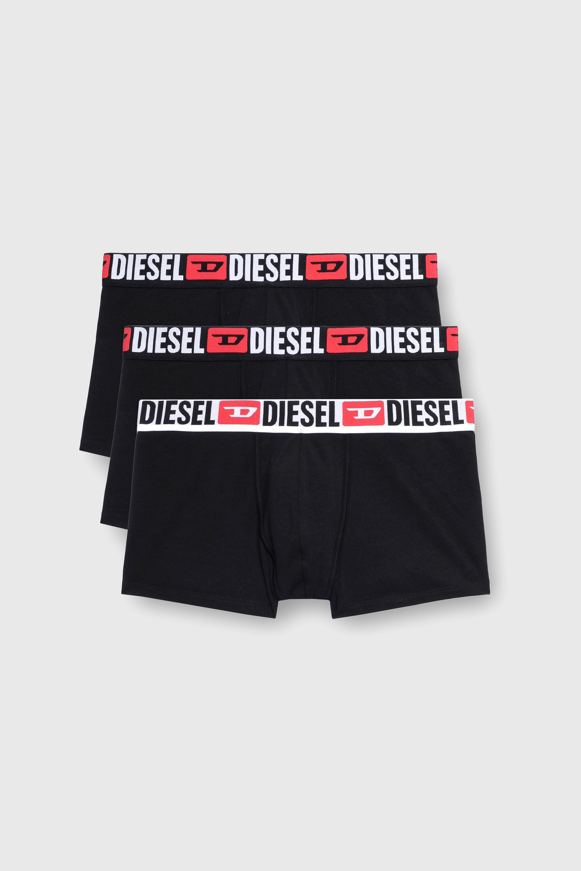 Diesel - UMBX-DAMIENTHREEPACK, Herren Retropants im Dreierpack mit umlaufendem Logo am Bund in Schwarz - 2