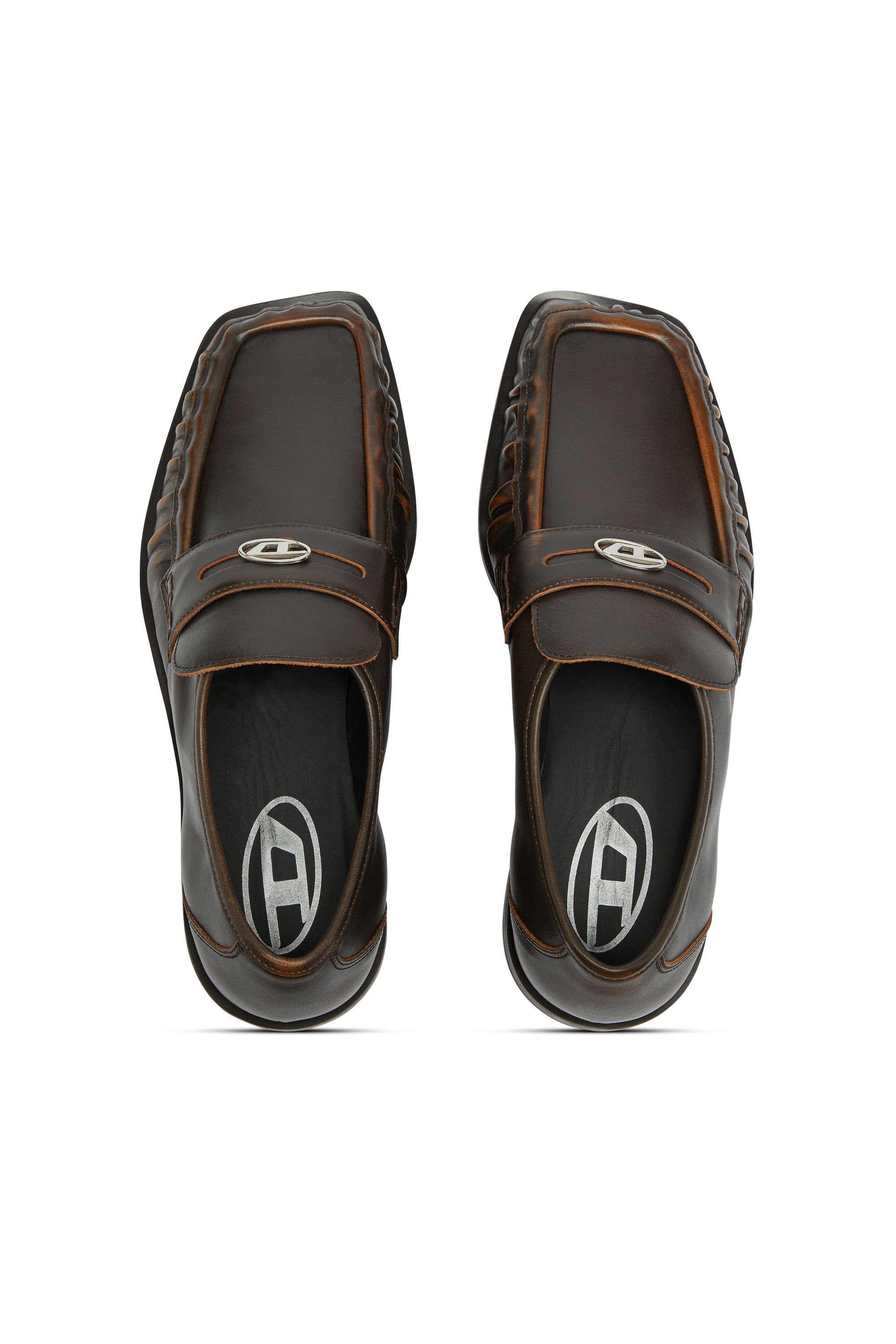 Diesel - D-AMBER LOAFER, Herren D-Amber - Penny-Loafer aus Leder in null - 5