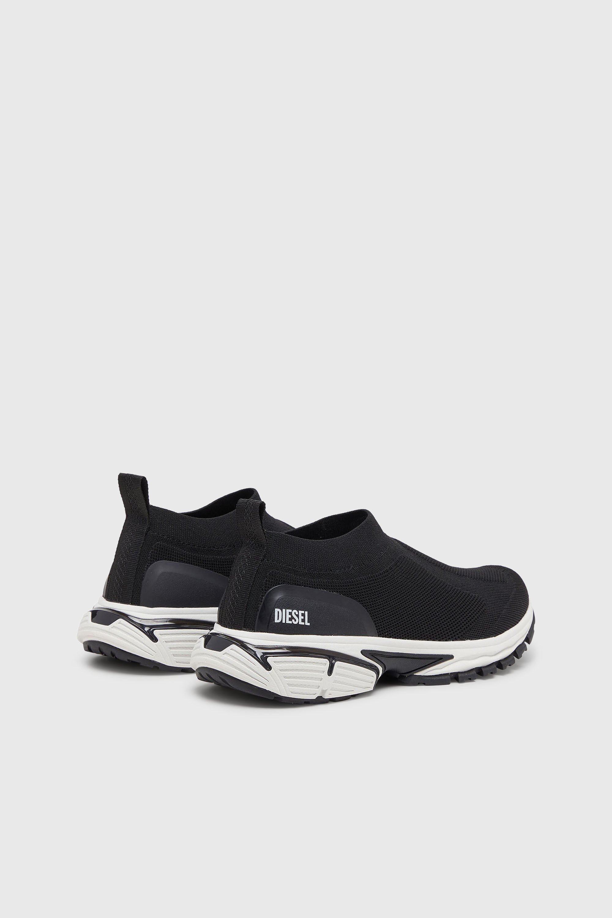 Diesel - S-PRO-V-DENSE-SOCKS, Herren Pro-V-Dense-Slip-on-Strick-Sockenturnschuhe in Schwarz - 3