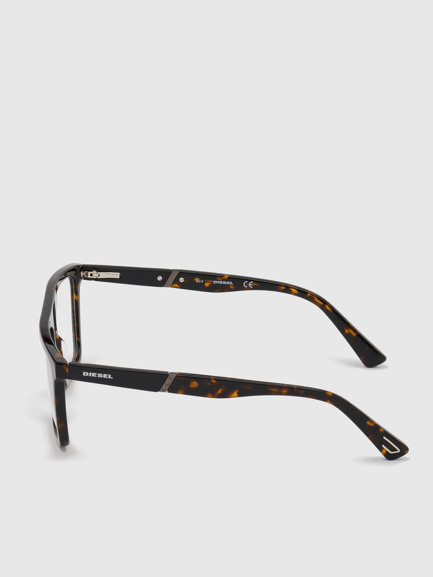 Diesel - DL5369, Herren Navigator-Brille aus Acetat in Schwarz/Braun - 3