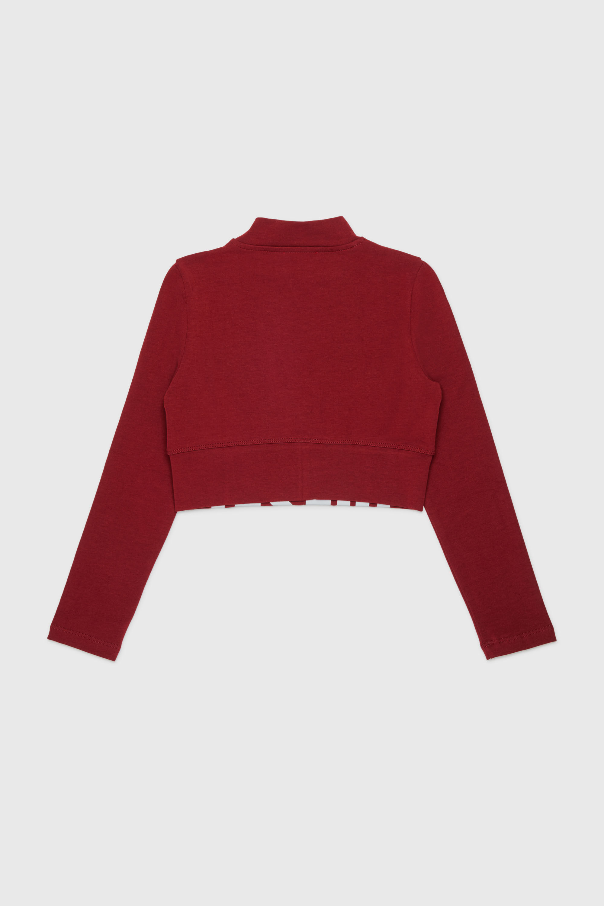 Diesel - TCEFILS, Damen Crop-Top mit abgeschnittenem Logo in Rot - 2