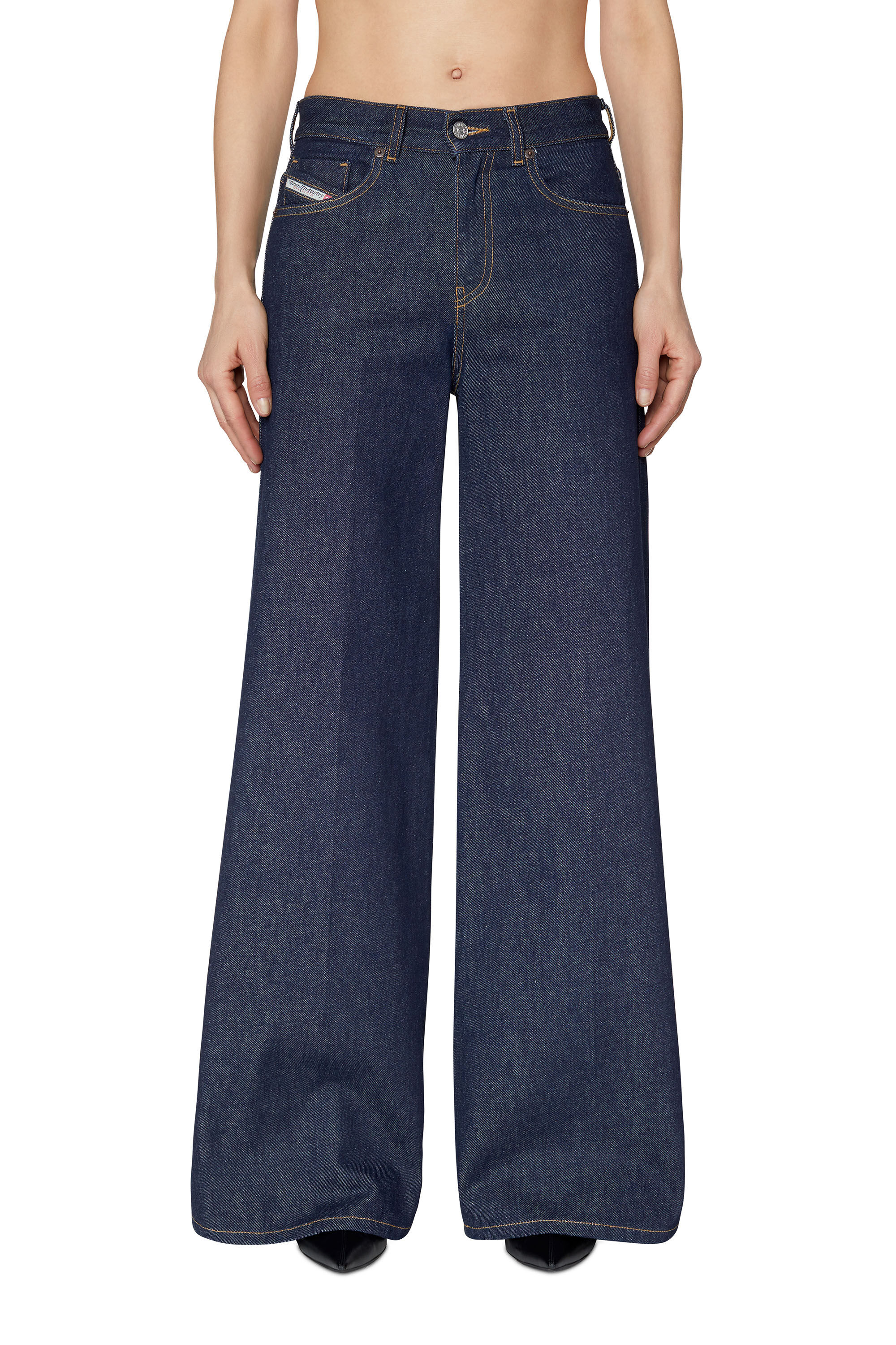 Diesel - 1978 Z9C02 Bootcut and Flare Jeans, Dunkelblau - Image 3