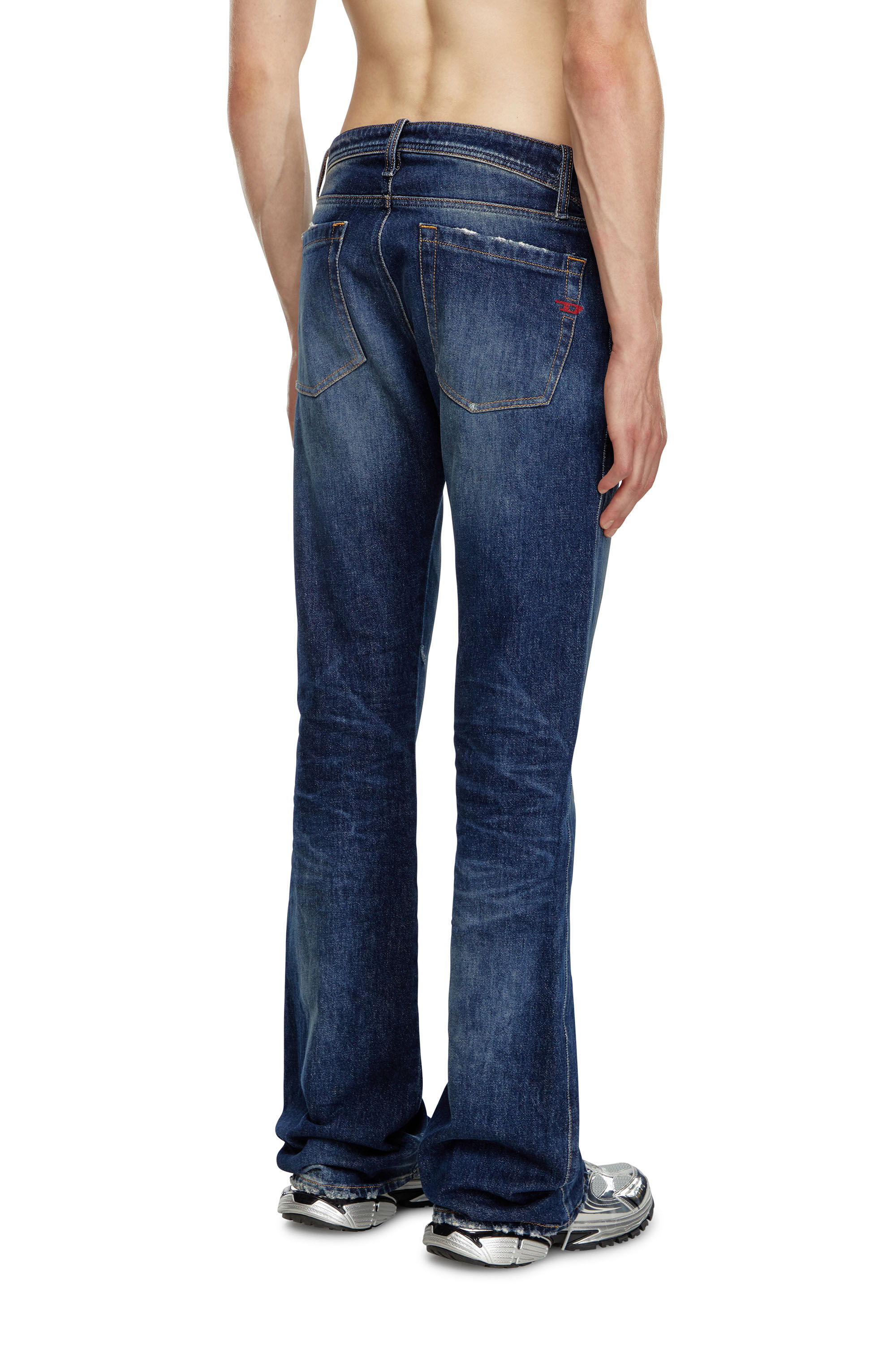 Diesel - Herren Bootcut Jeans D-Backler 09J56, Dunkelblau - Image 4